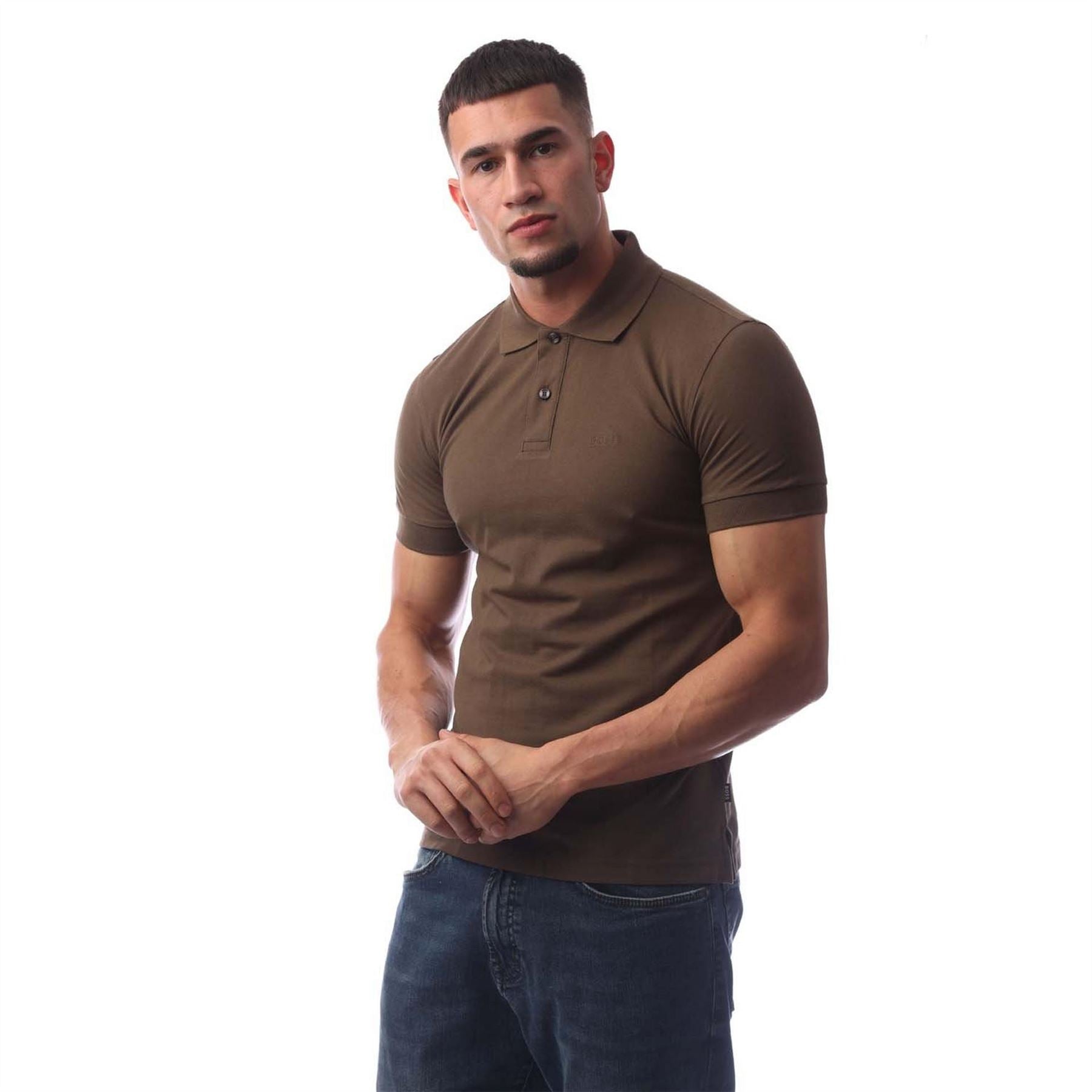 Boss BOSS Firenze Short Sleeve Polo Shirt with Logo Detail