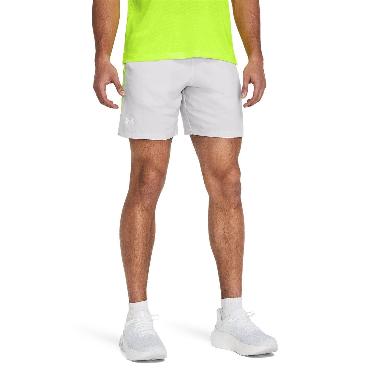 Under Armour Mens Armour Ua Launch 2 In 1 7 Shorts