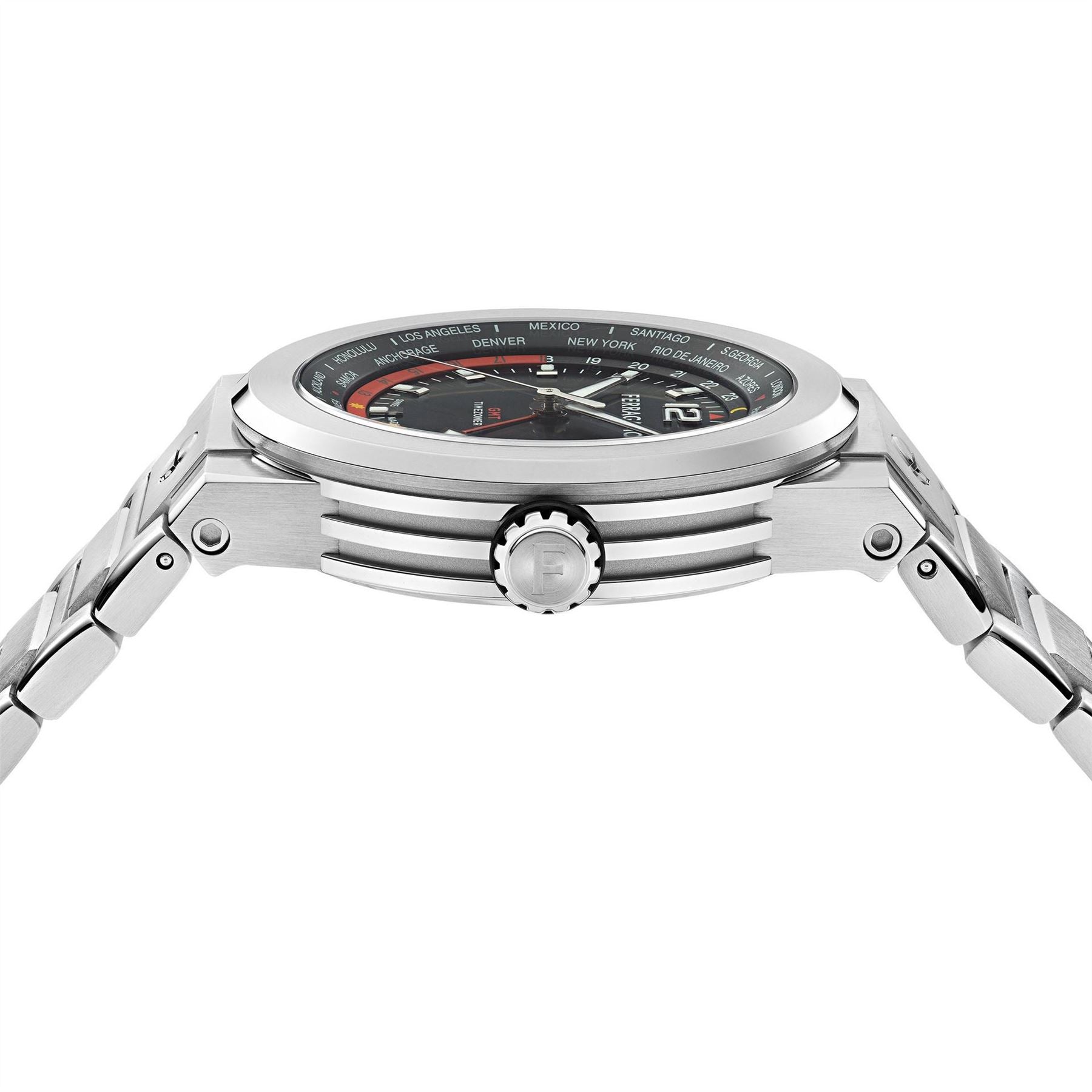 Ferragamo F 80 Tonneau Analogue Quartz Watch