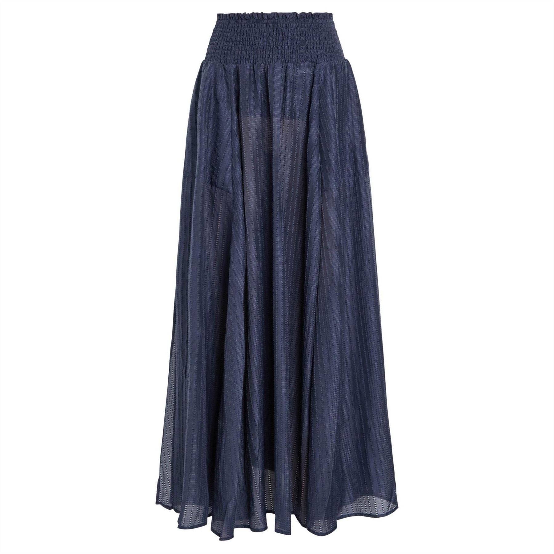 Luxe de Valentina Palma Shirred Waist Maxi sk