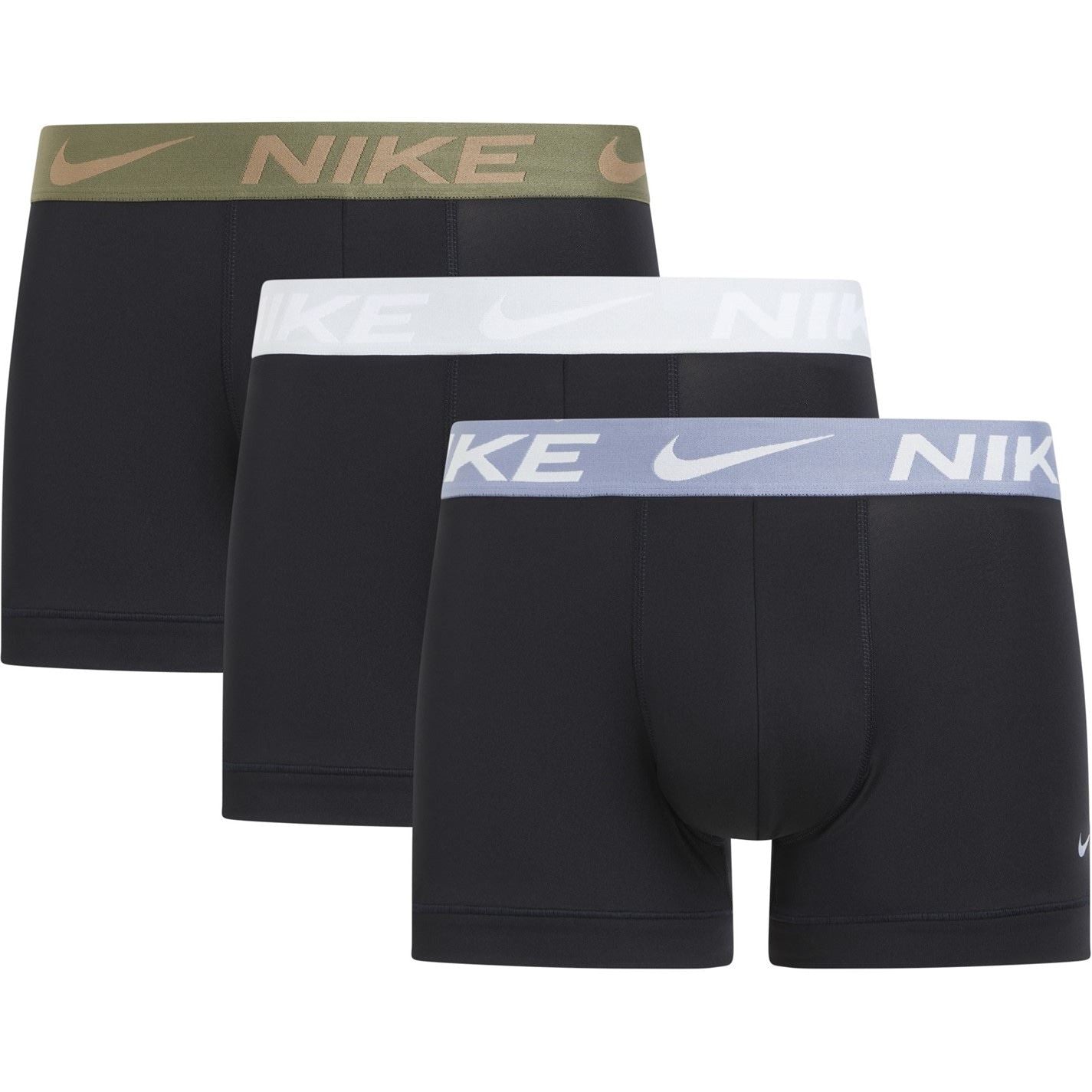Nike Mens 3 Pack Stretch Long Boxer Shorts