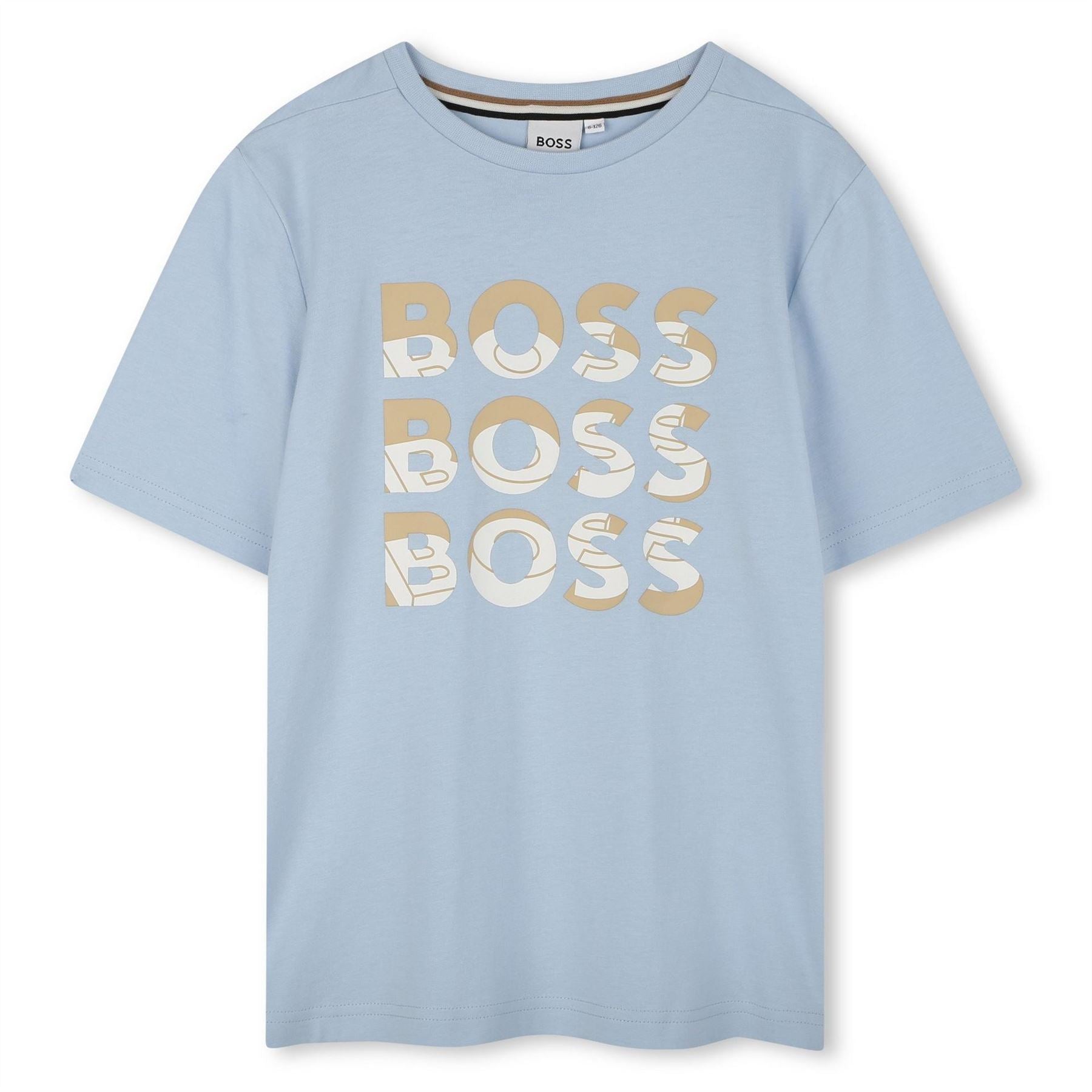 Boss Logo Regular Fit Crew Neck T-Shirt