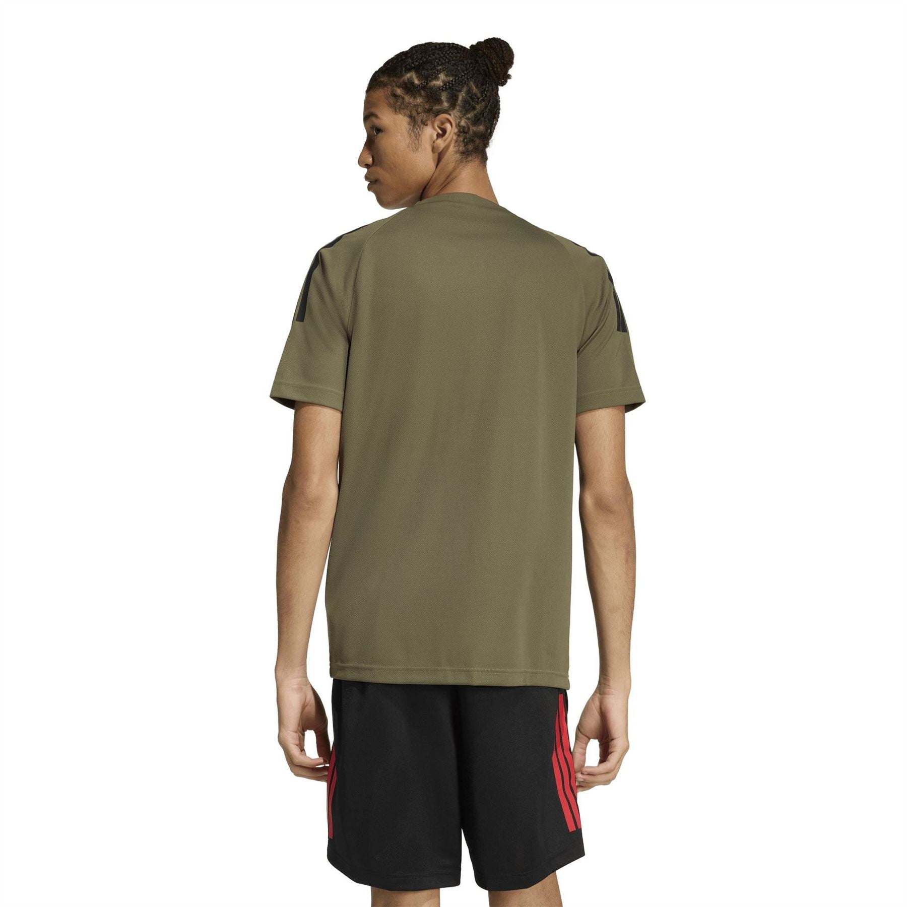 adidas Mens Classic 3 Stripe Sereno T-Shirt