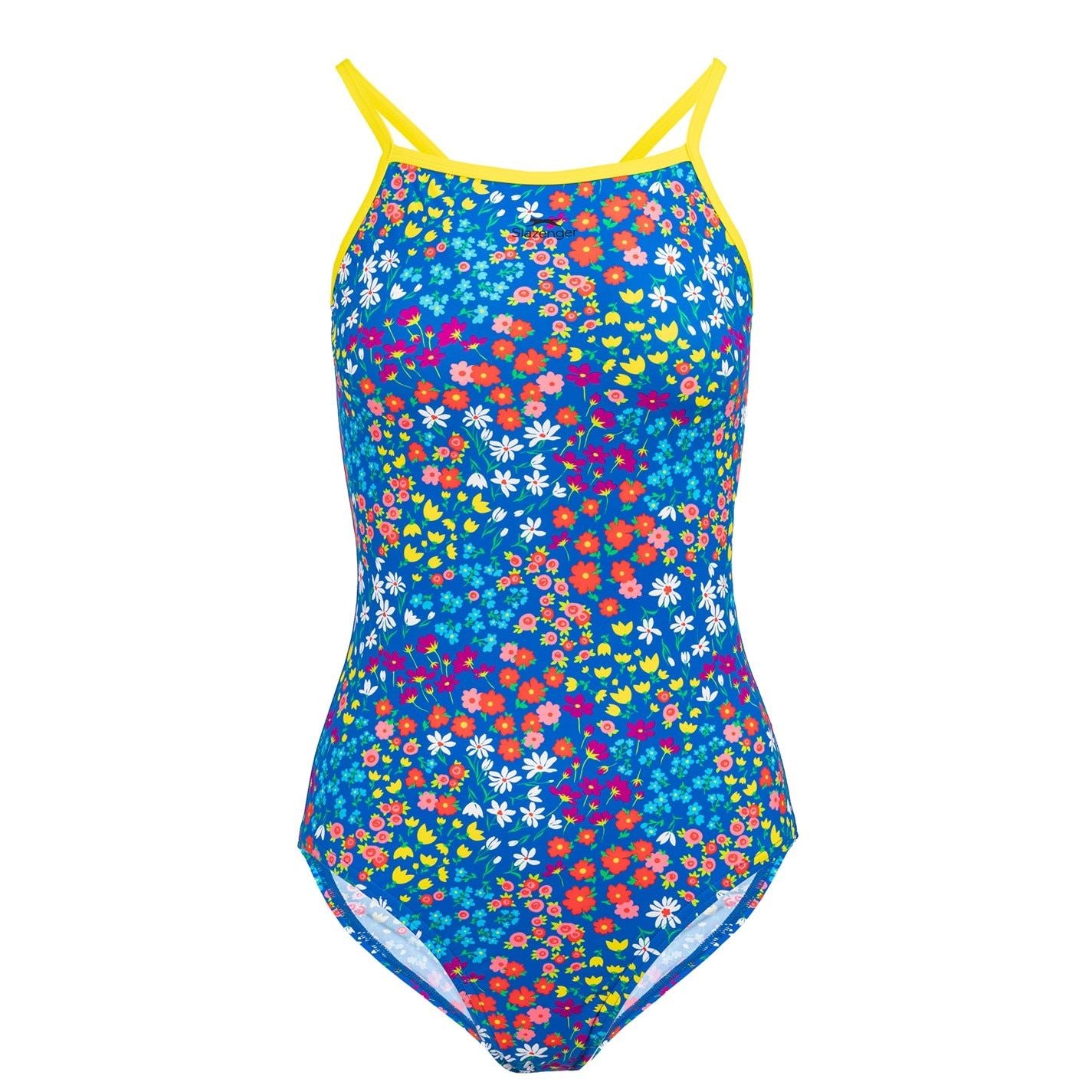 Slazenger Womens Tie Back Swimsuit