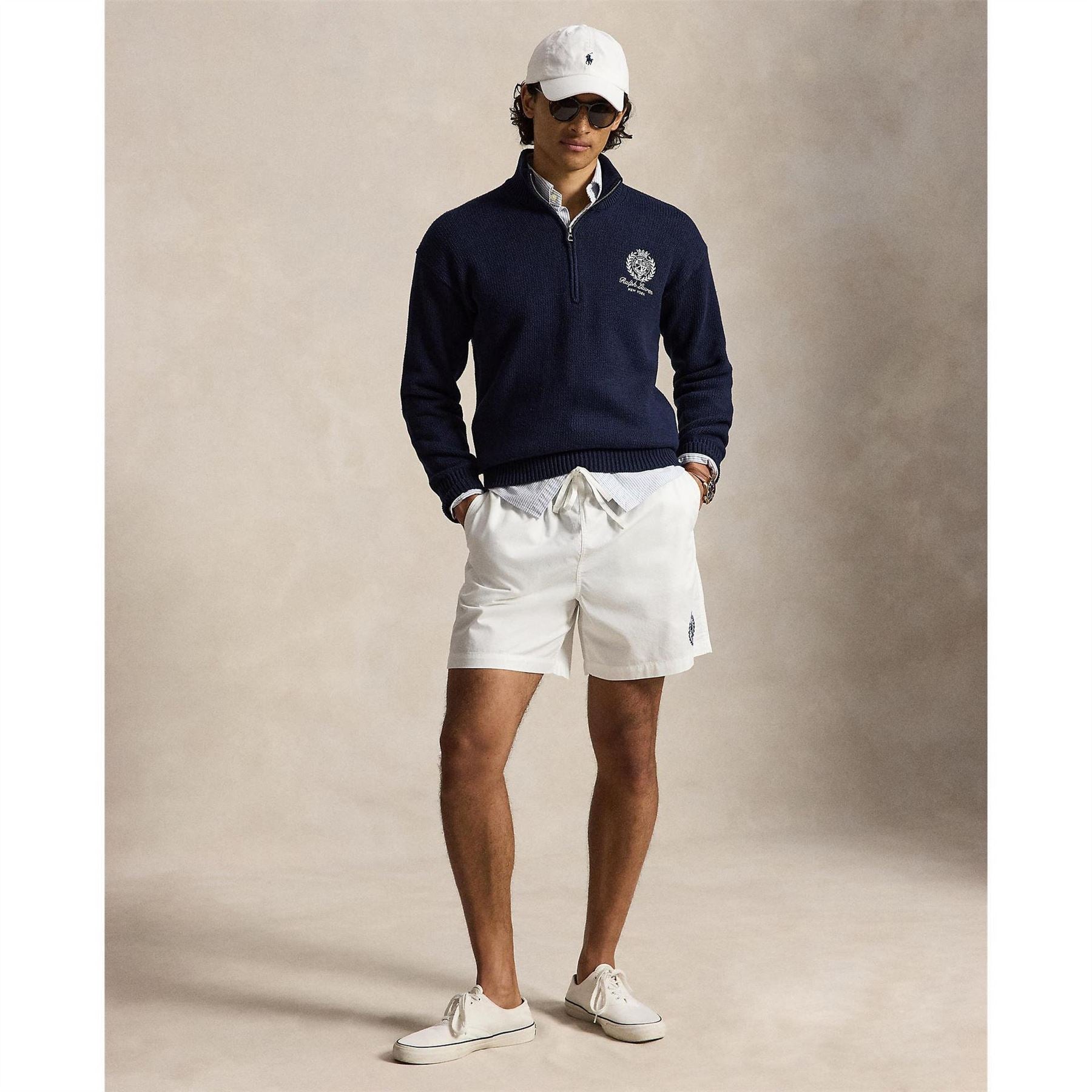 Polo Ralph Lauren Relaxed Fit Quarter Zip Jumper