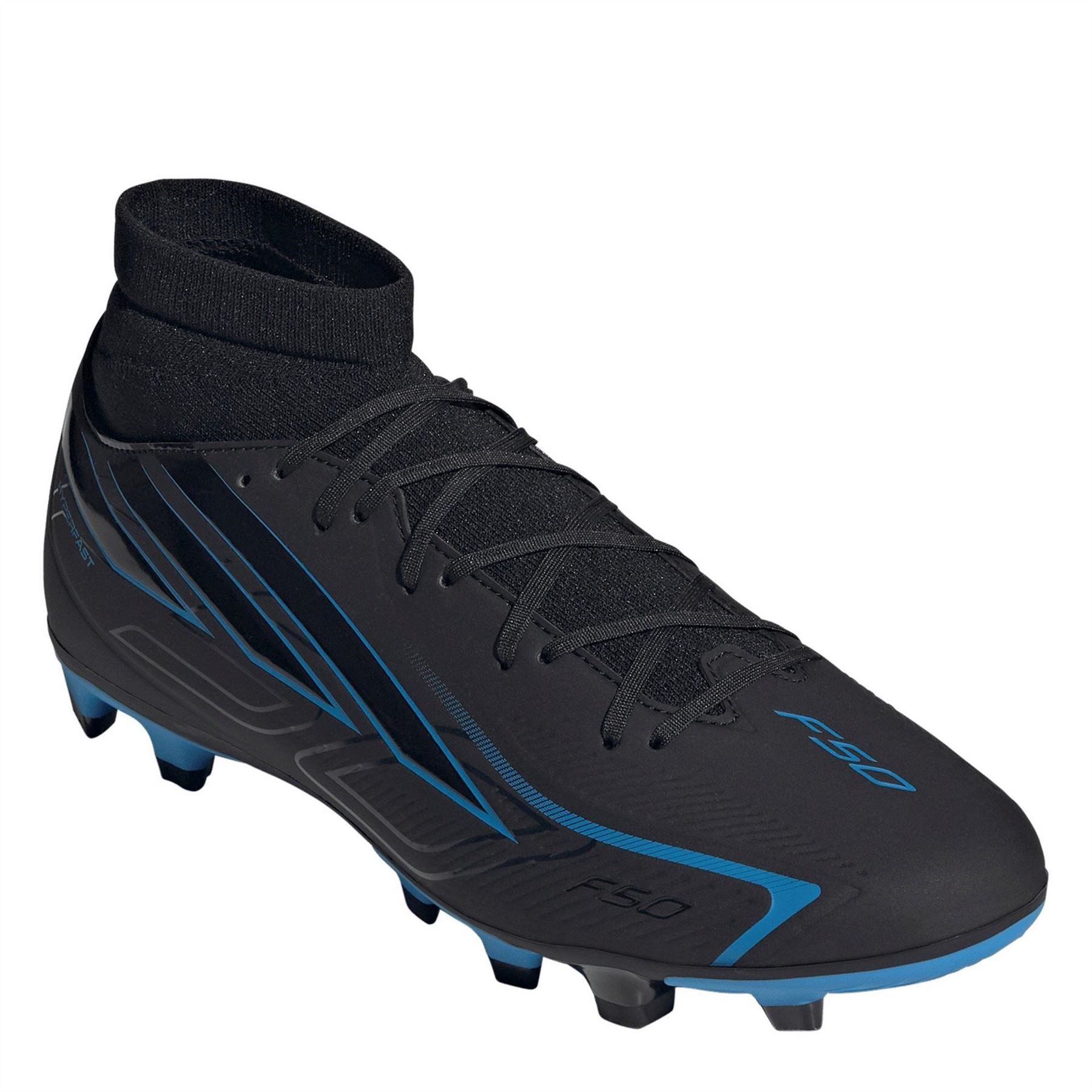 adidas Mens Hyperfast Club Mid Firm Ground   Multi Ground Football Boots