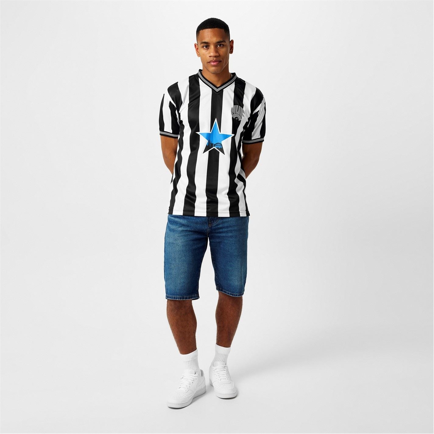 Score Draw Newcastle United 84 Home Shirt Adults
