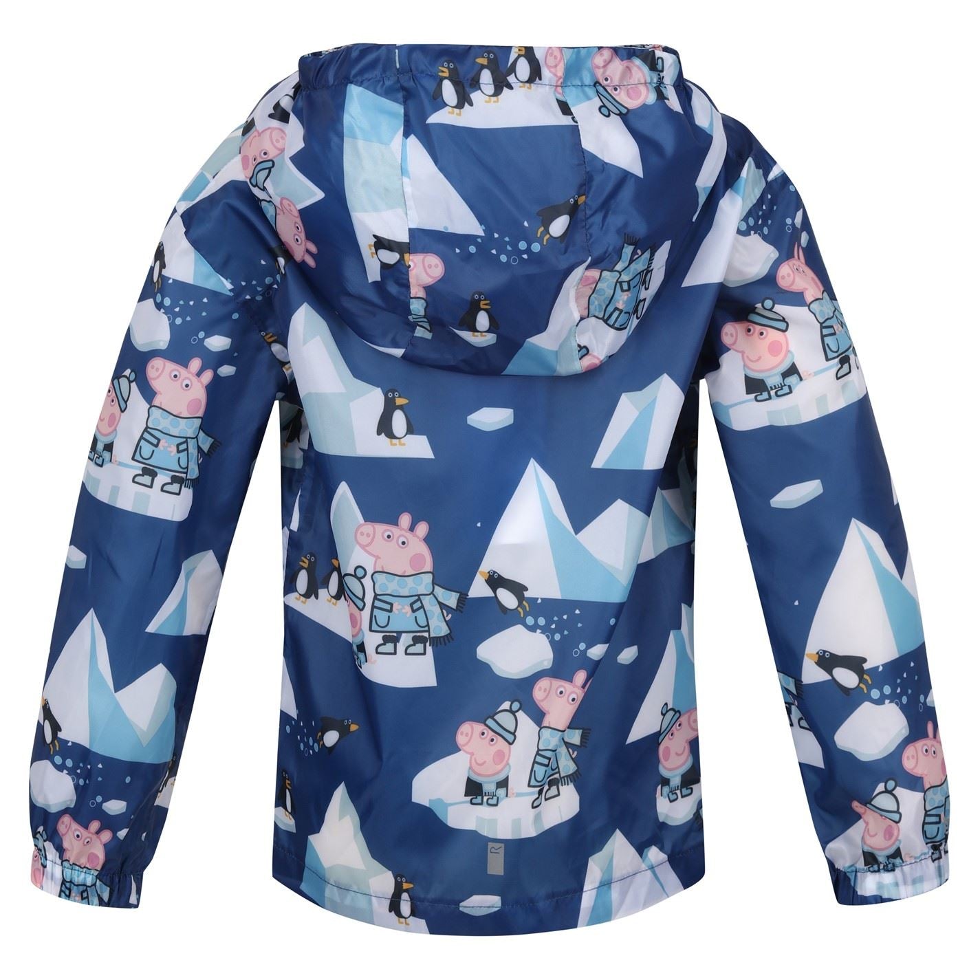 Regatta Pepa Hooded Rain Jacket with Elasticated Cuff