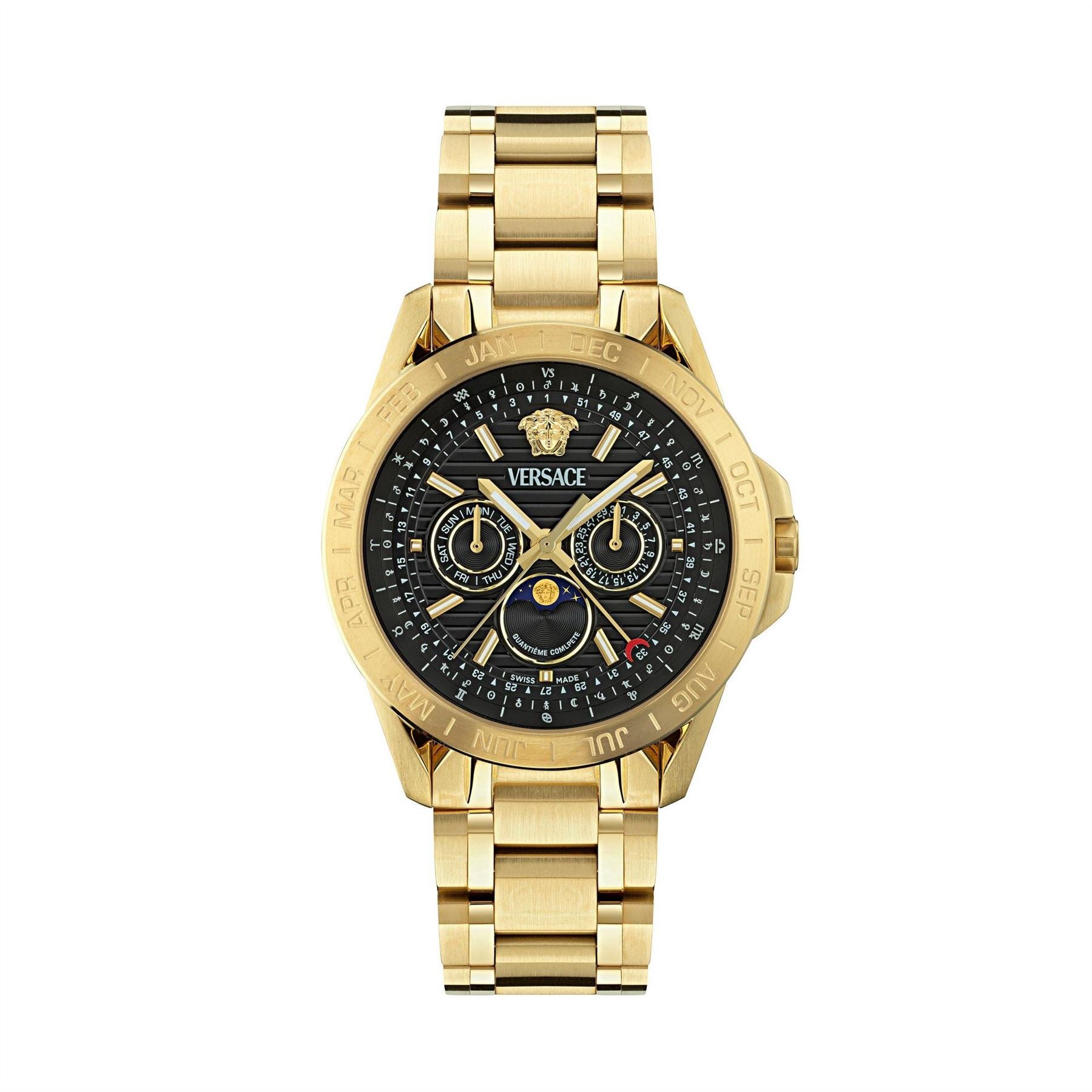 Versace Fashion Analogue Steel Bracelet Watch