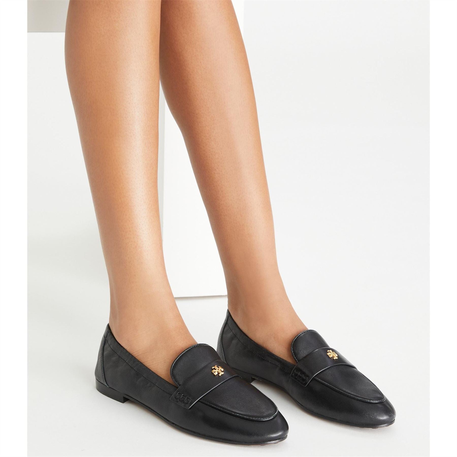 Tory Burch Leather Ballet Penny Loafers
