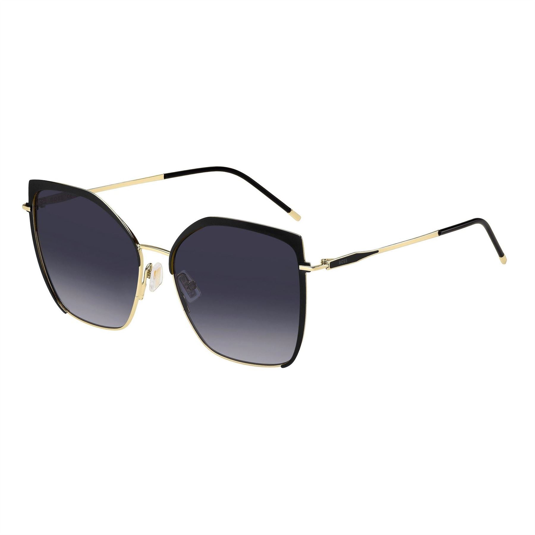 Boss Rectangular Round Sunglasses
