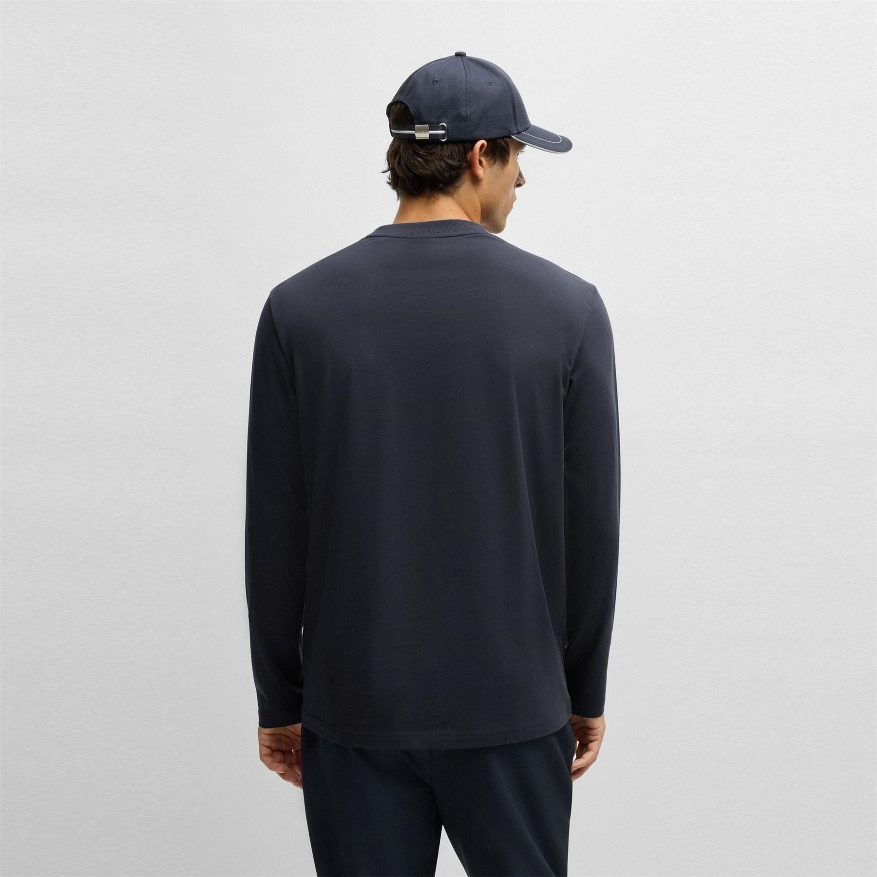 Boss Green Long Sleeve T-Shirt With Iconic Logo Detail