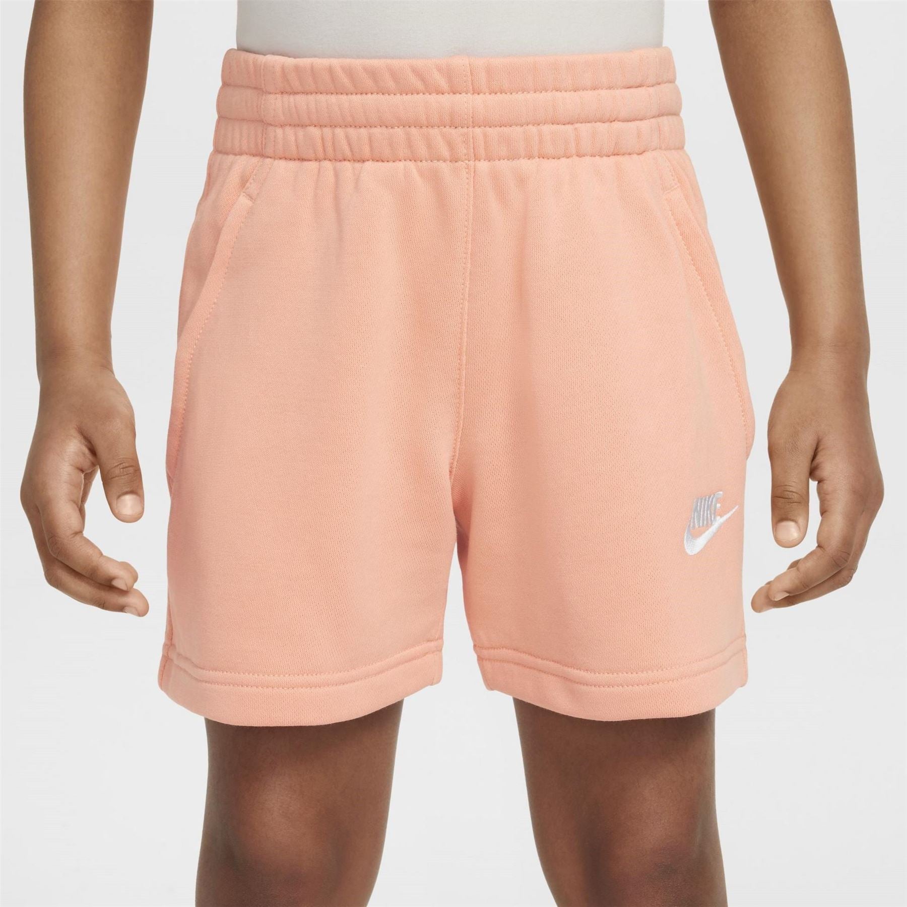 Nike Club Fleece Big Kids (girls) 5 French Terry Shorts