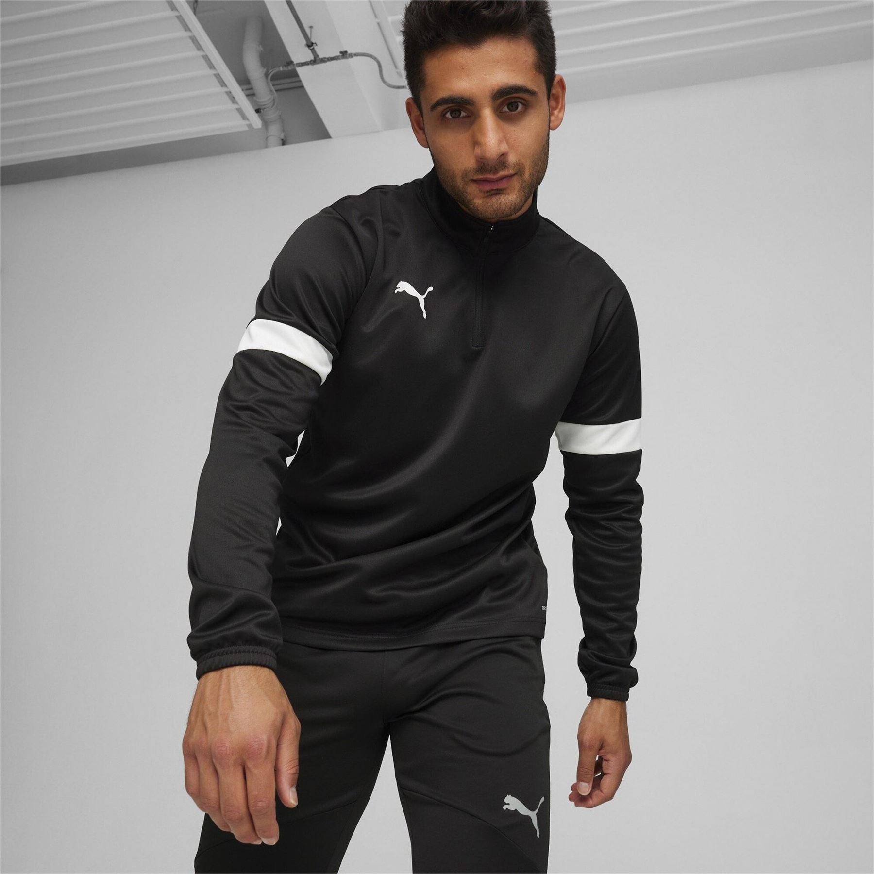 Puma Mens Quarter Zip Top Drill