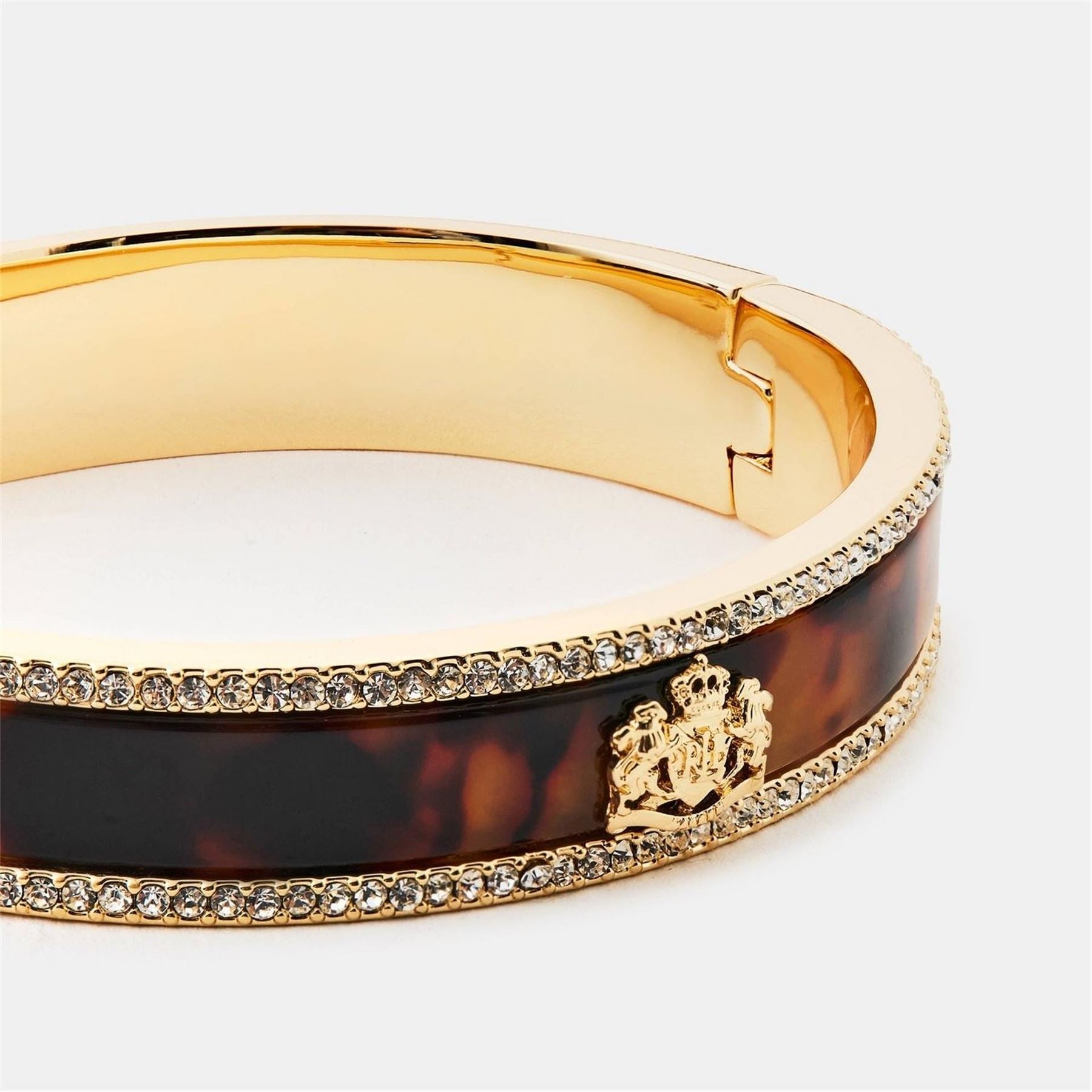 Lauren by Ralph Lauren Ralph Lauren Tortoise  And  Gold Crest Logo Bangle