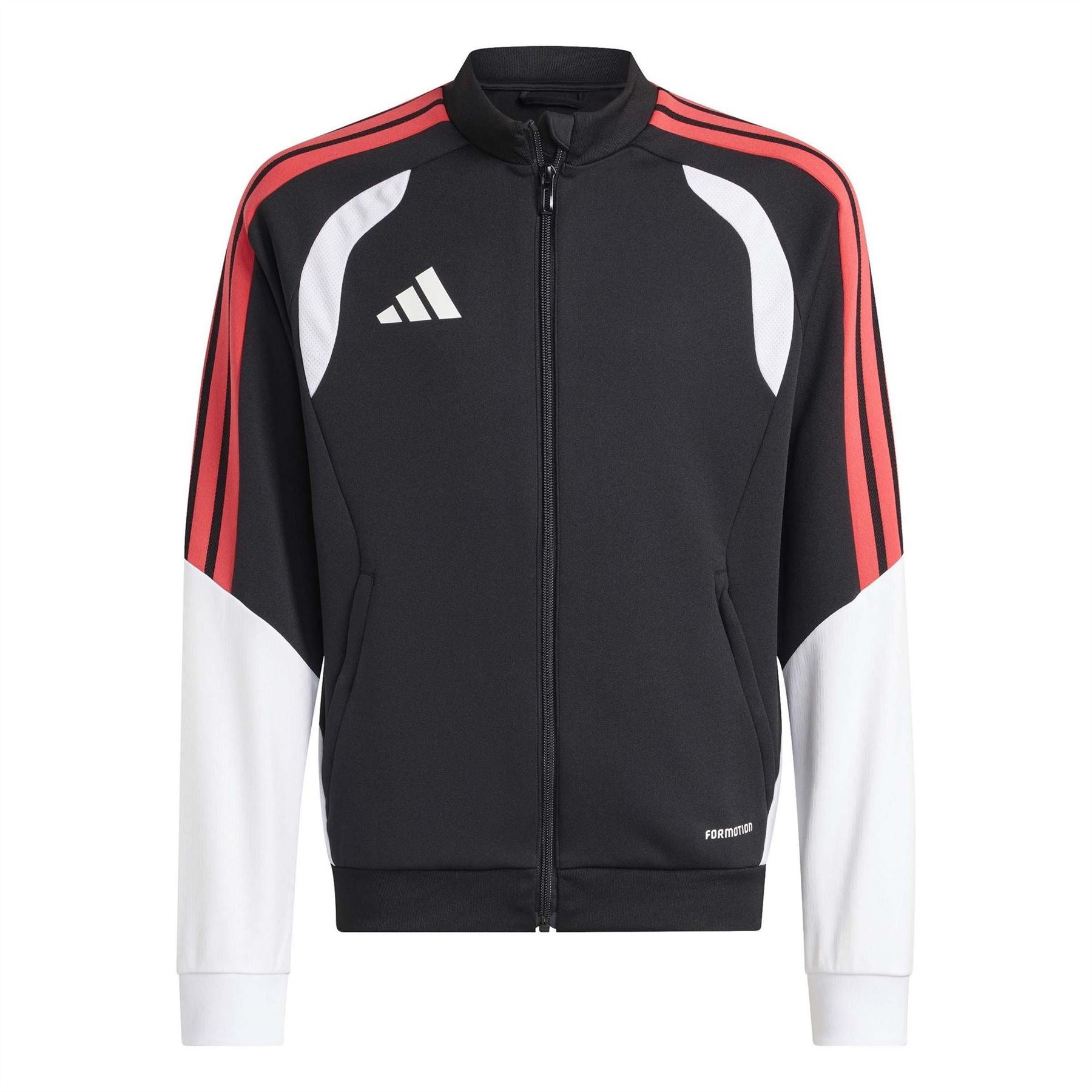 adidas Tiro26c Track Jacket with Three Stripes and Ribbed Cuff
