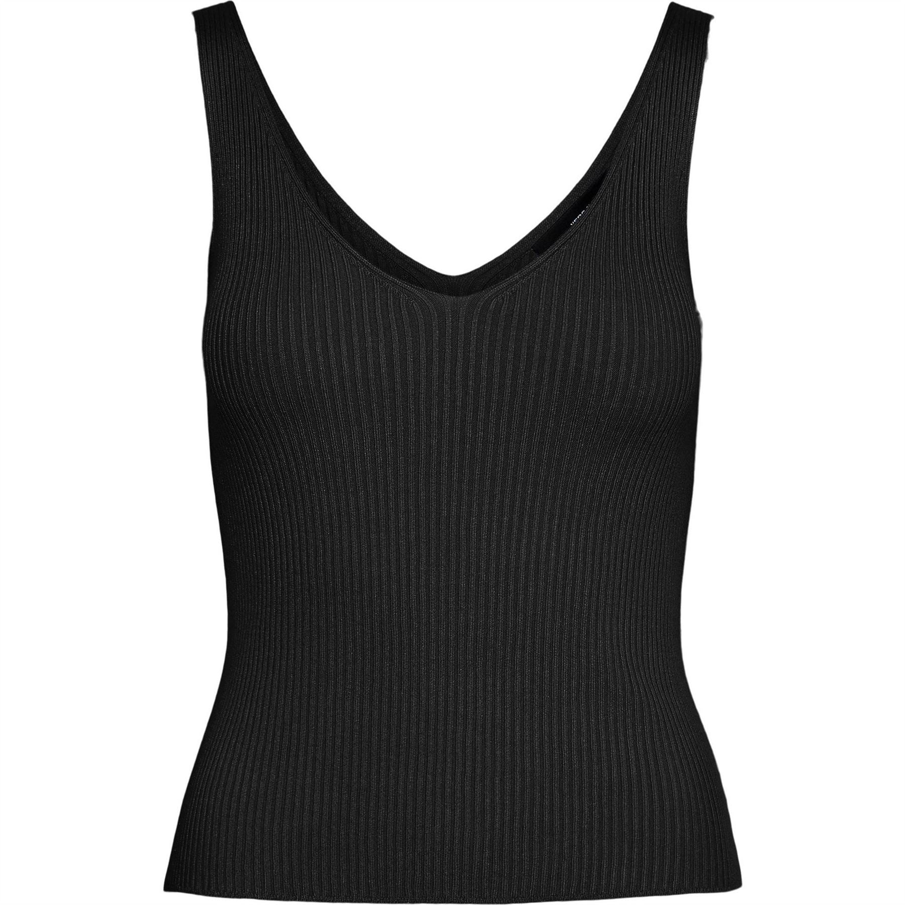 Vero Moda Glory Rib Scoop Neck Slim Fit Tank
