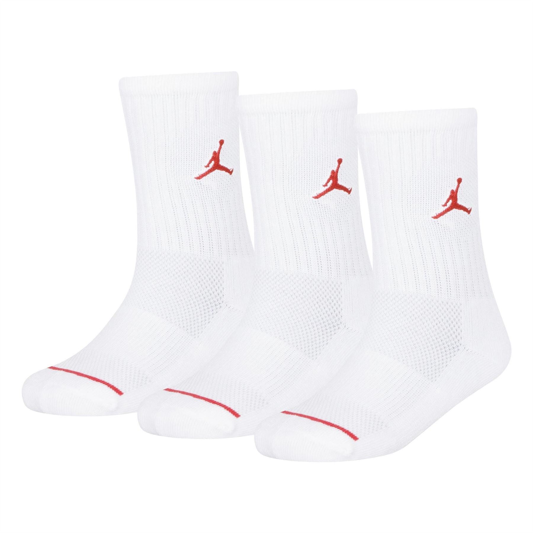 Air Jordan 3 Pack Crew Socks Childrens
