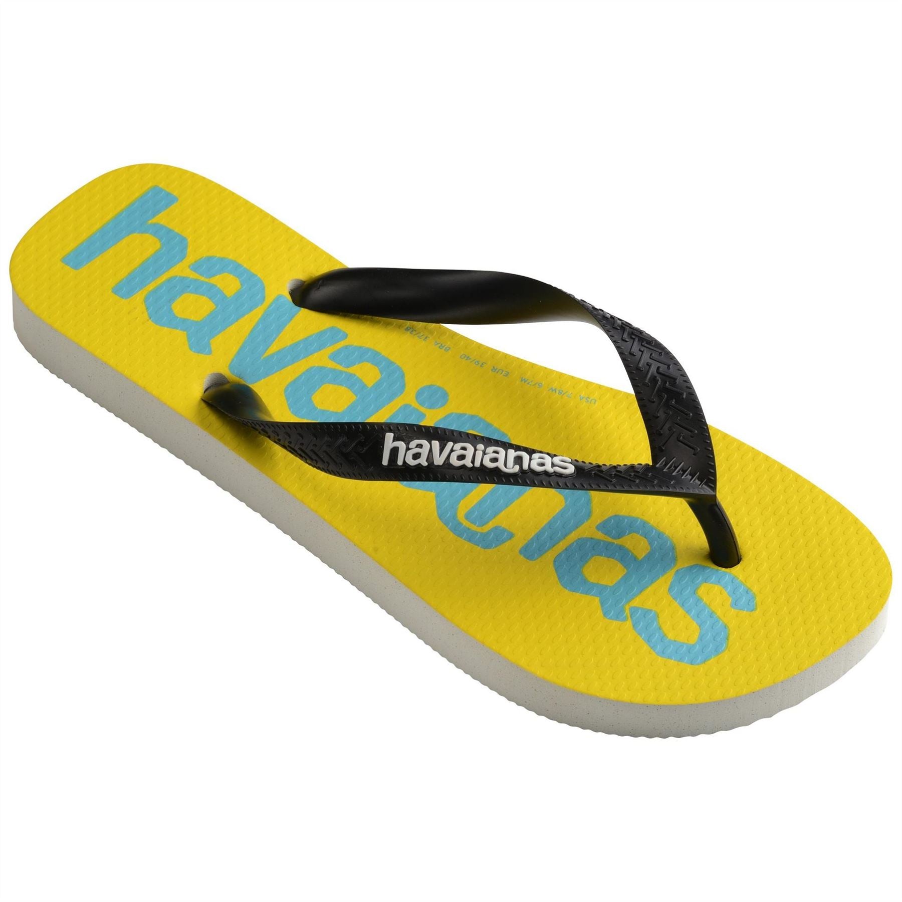 Havaianas Womens Hav. Top Logomania 2 Navy Blue 39 4 Flip Flops