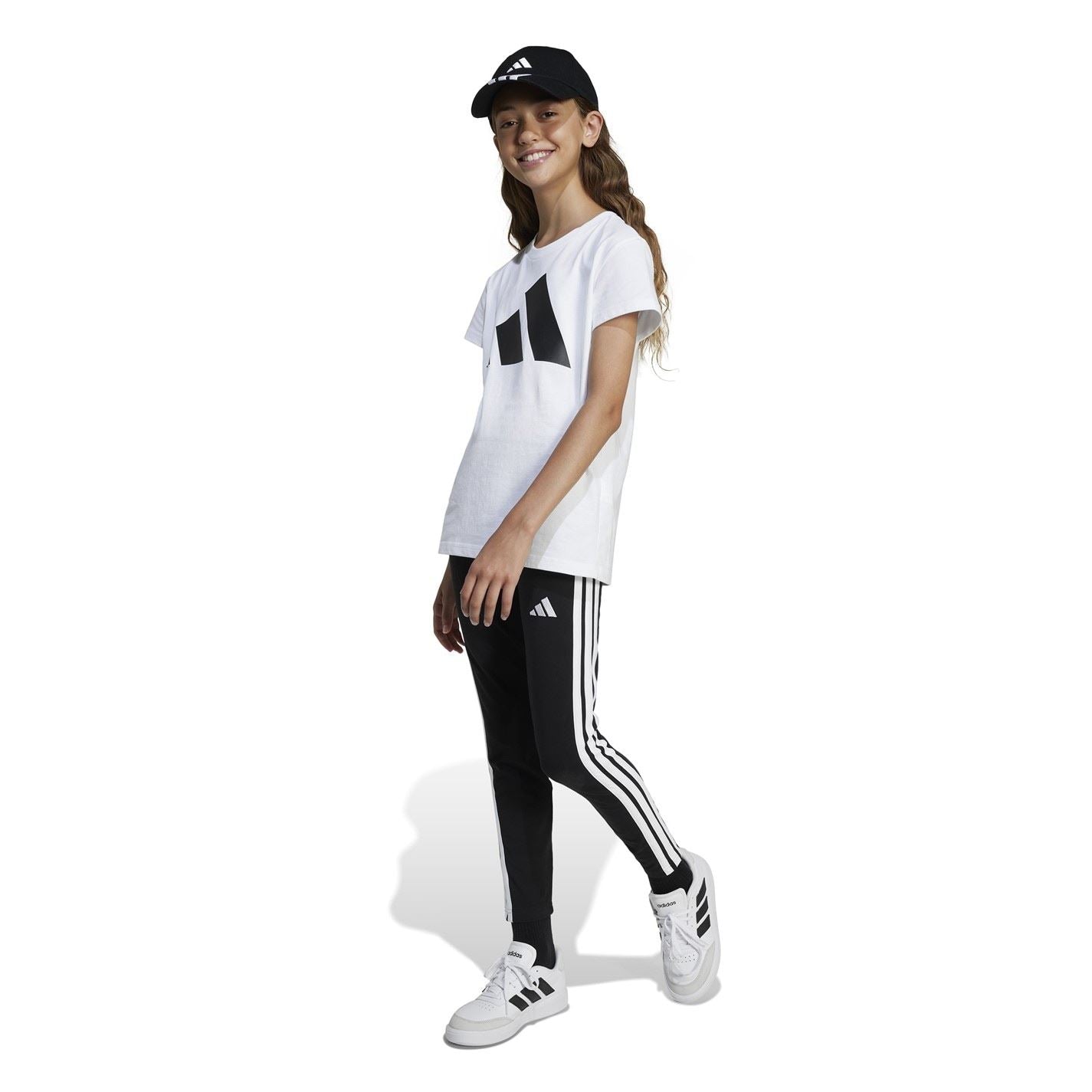 adidas Girls Essentials Linear T-Shirt