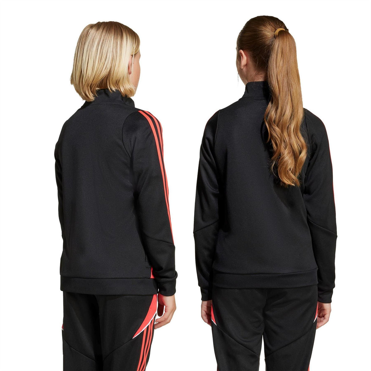 adidas Messi Three Stripes Full Zipper Ribbed Cuff Track Jacket