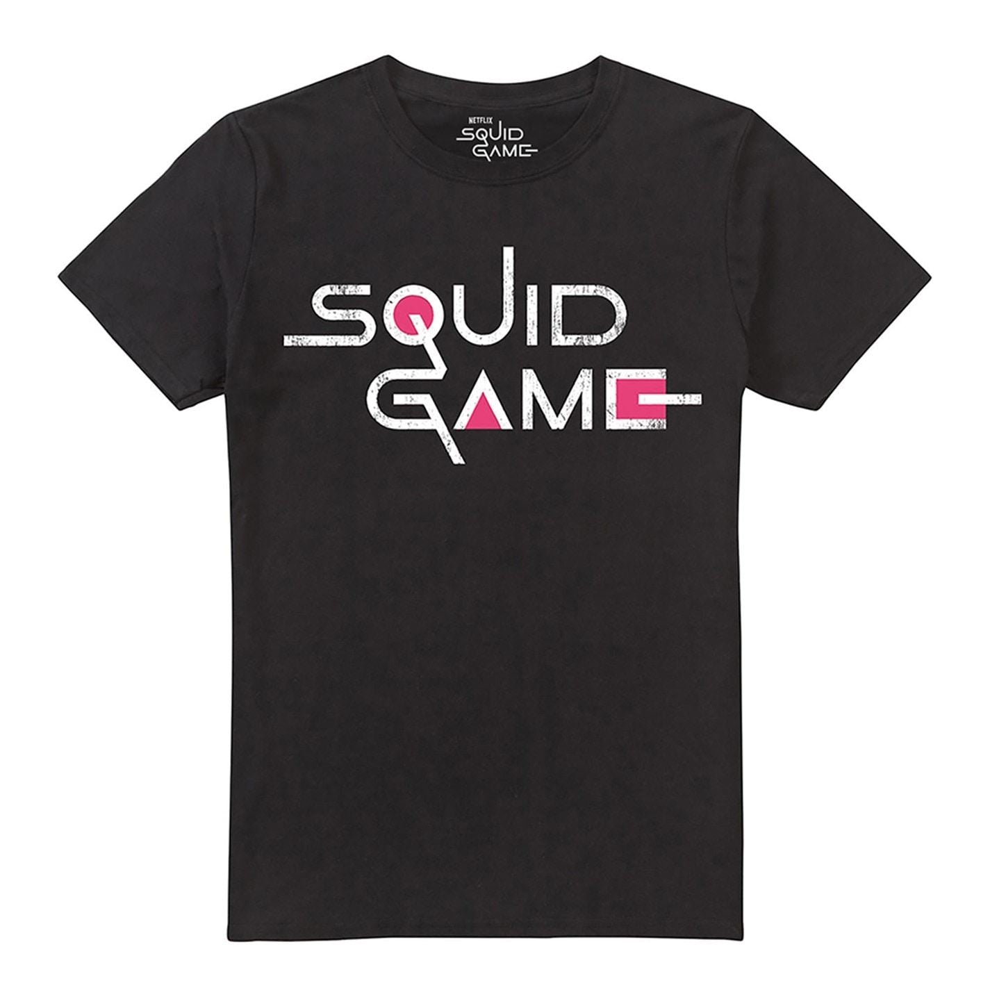 Squid Game Regular Fit Crew Neck Short Sleeve Shirt
