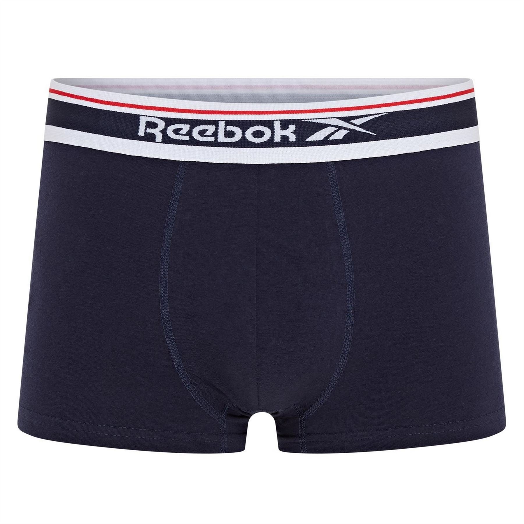 Reebok 5 Pack Plain Design Boxer Brief