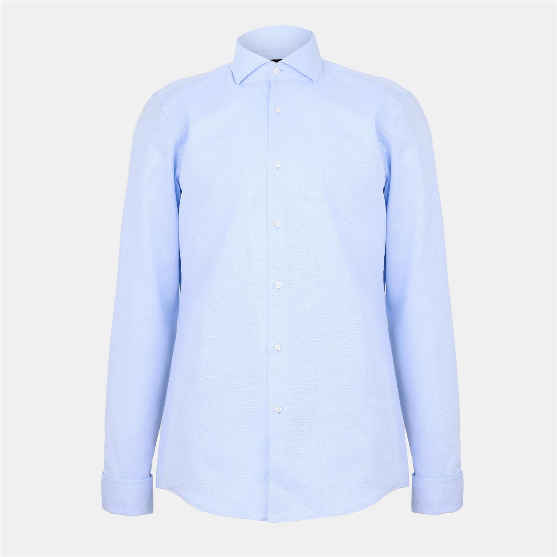 Boss Spread Collar Long Sleeve Regular Fit Shirt