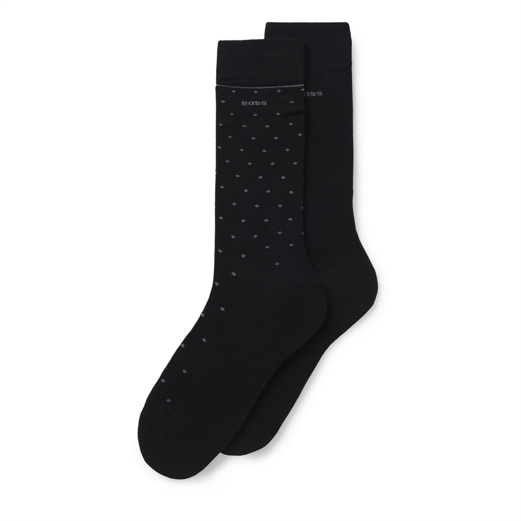 Boss 2 Pack Dots Bamboo Crew Socks