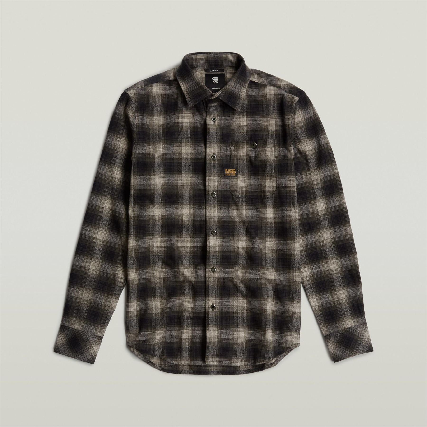G Star Bristum Checked Long Sleeve Patterned Shirt