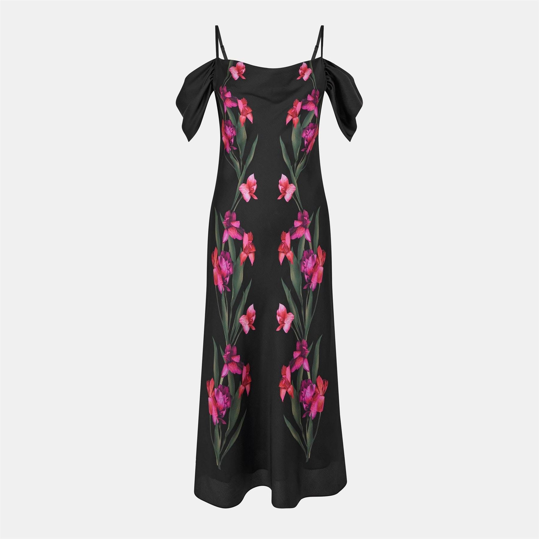 Ted Baker Satin Square Neck Midi Slip Dress