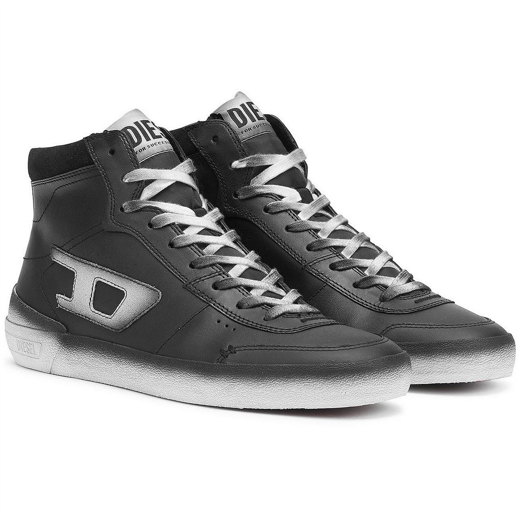 Diesel Leroji Mid Hi Top Lace-Up Sneakers