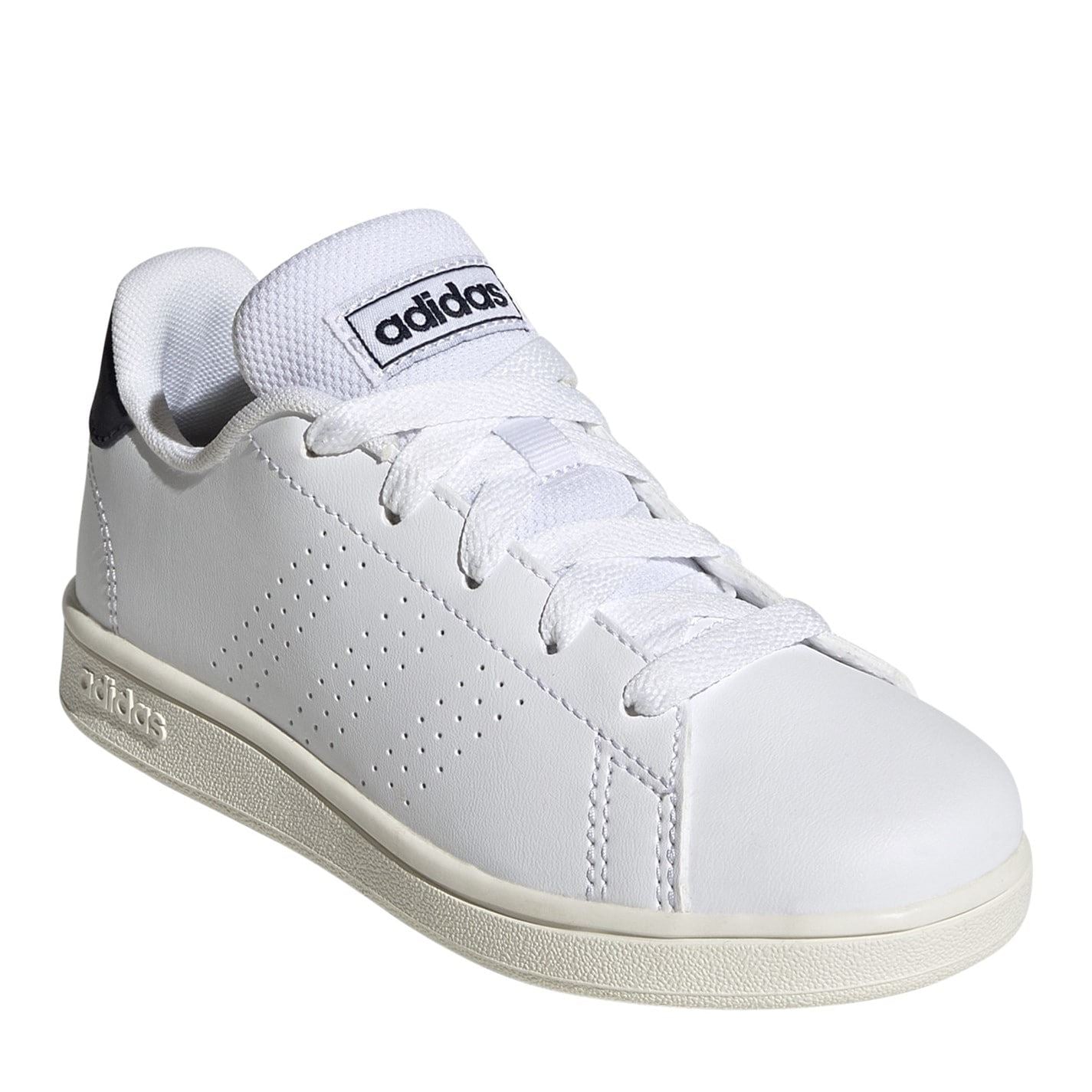 adidas Advantage K Lace Up Low Top Sneakers