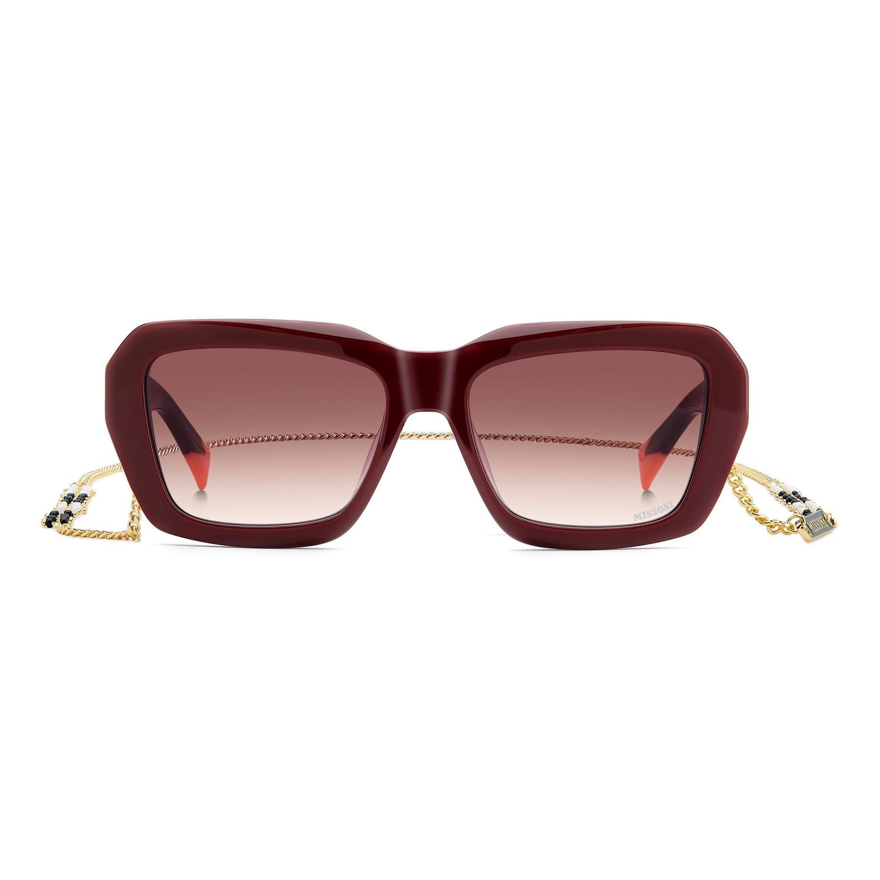 Missoni Rectangular Round Sunglasses