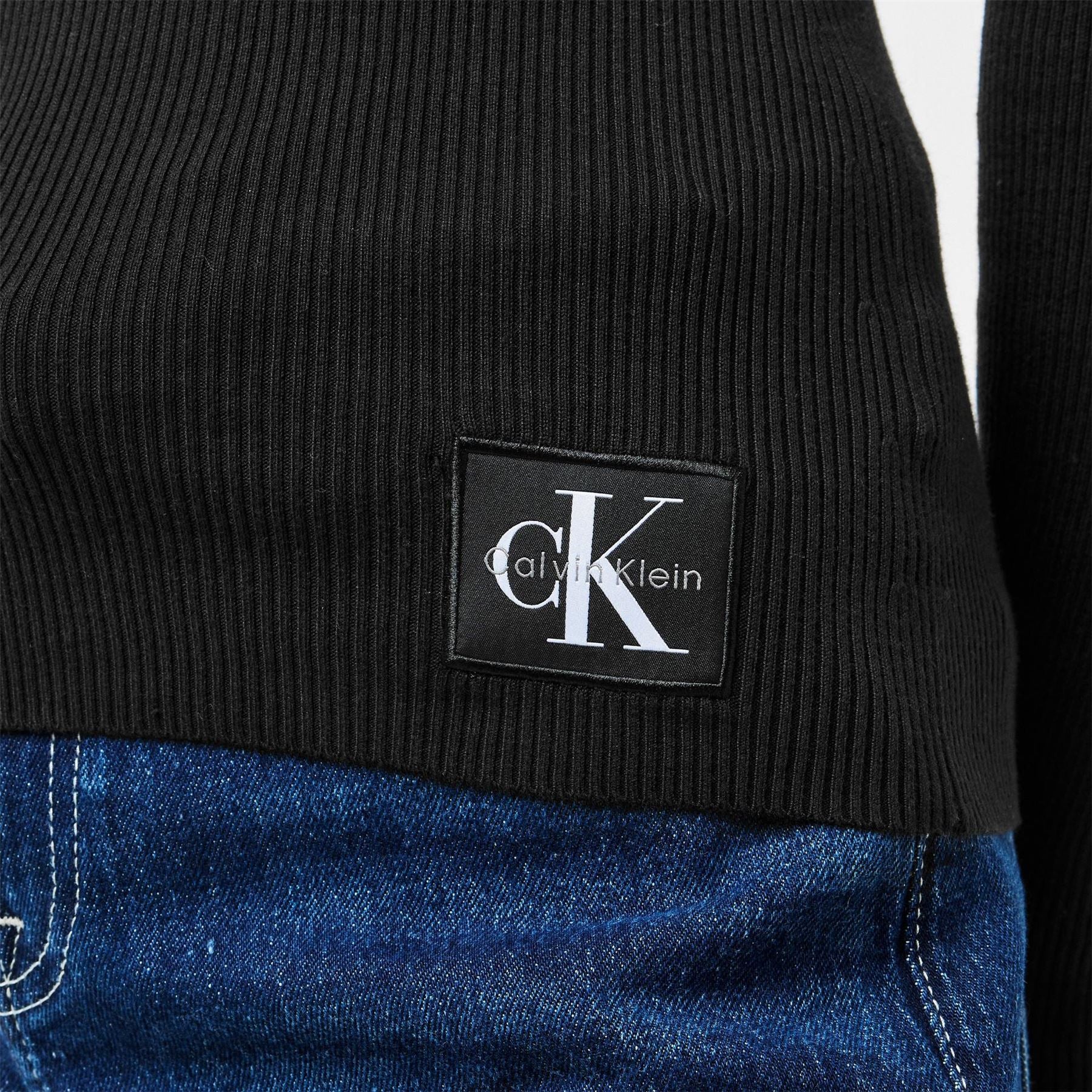 Calvin Klein Jeans Turtle Neck Long Sleeve Slim Fit Sweater