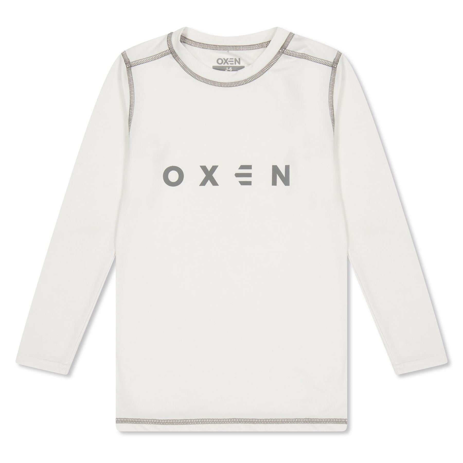 OXEN Crew Neck Long Sleeve Snug Fit Athletic Jersey