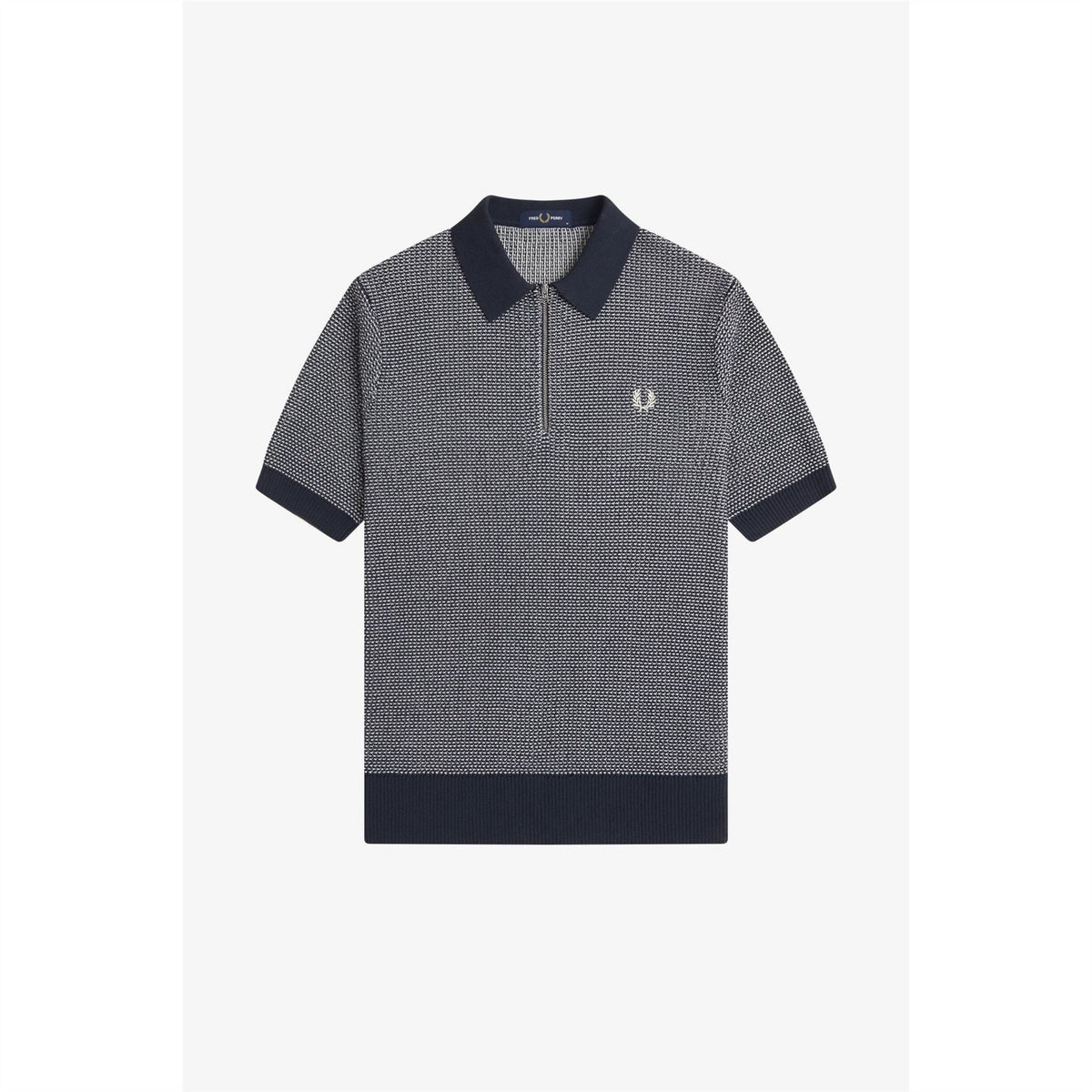 Fred Perry Txtrd Knt Sszip
