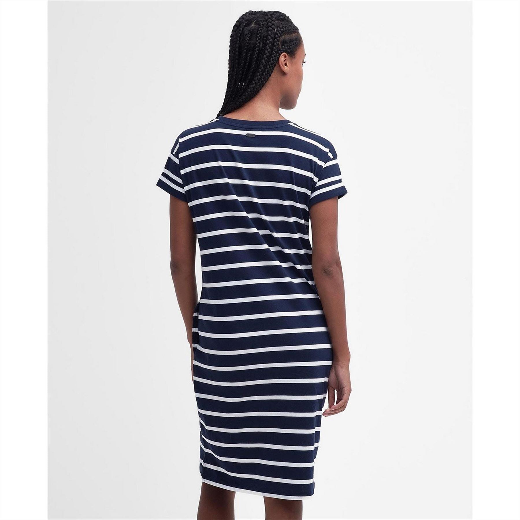 Barbour Striped Midi Dress