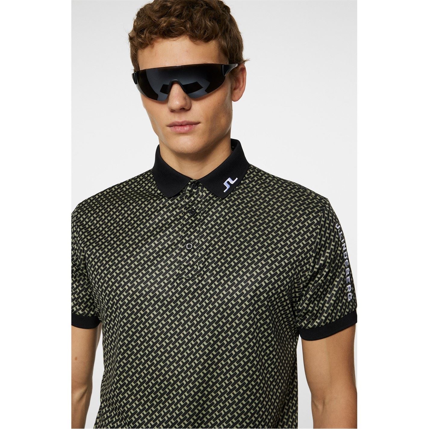 J Lindeberg Golf Short Sleeve Performance Polo Shirt
