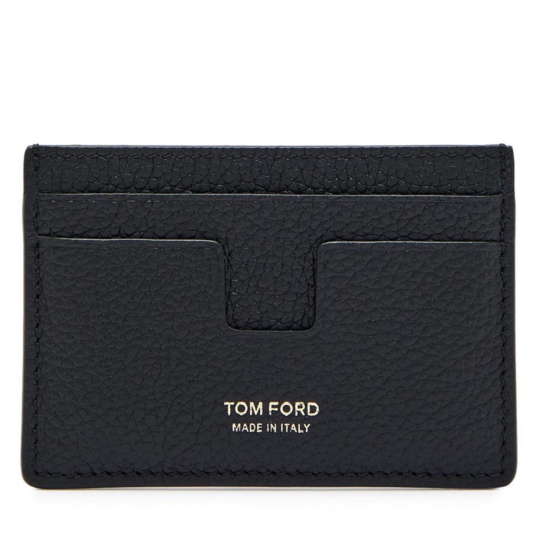 Tom Ford Ford Sft Grn Lthr Cardhldr