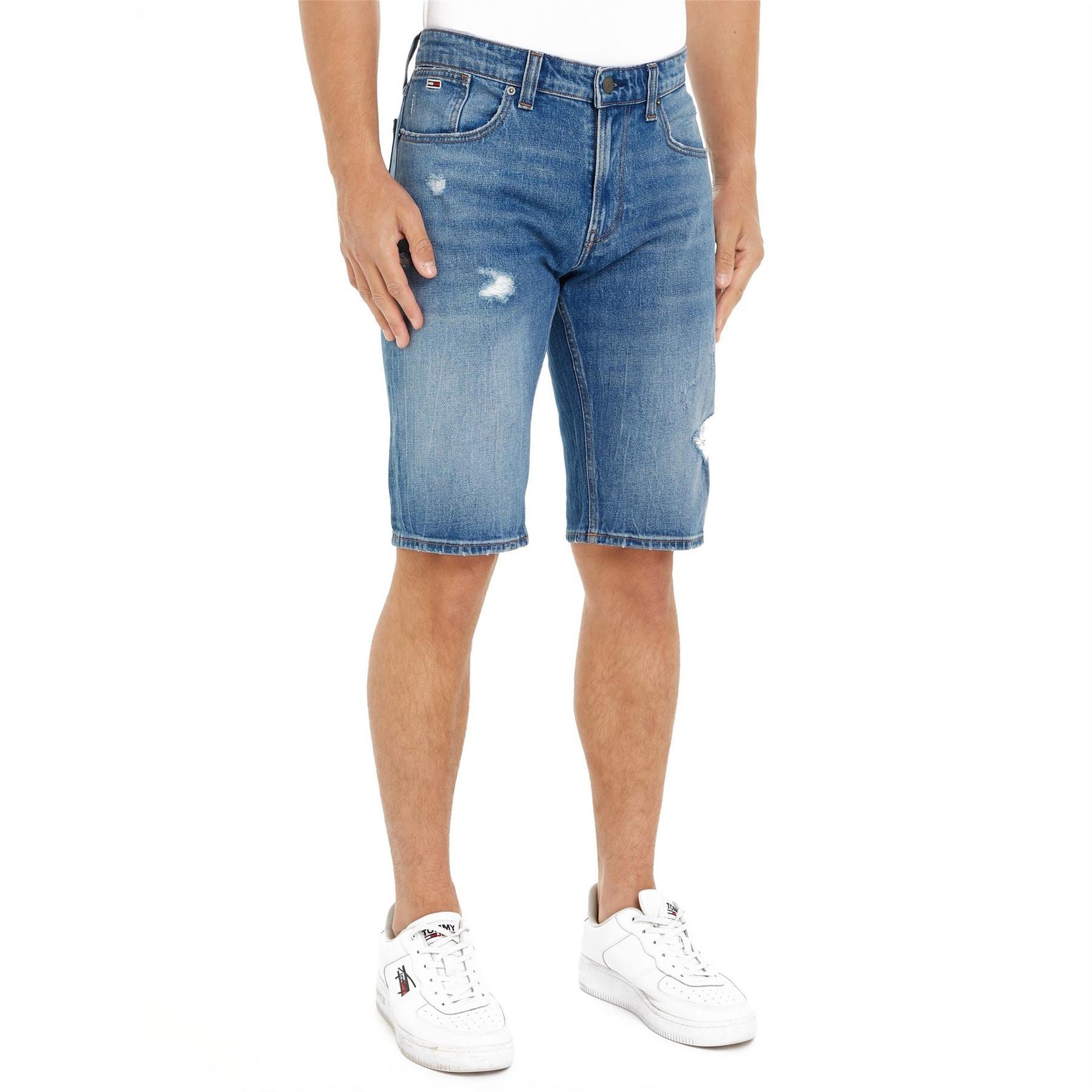 Tommy Jeans Denim Bermuda Shorts Light Wash