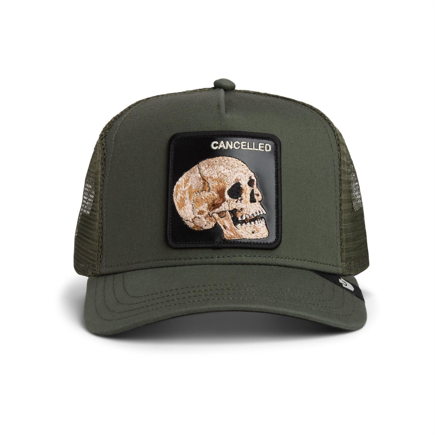Goorin Bros Adjustable Trucker Cap with Pre-Curved Brim