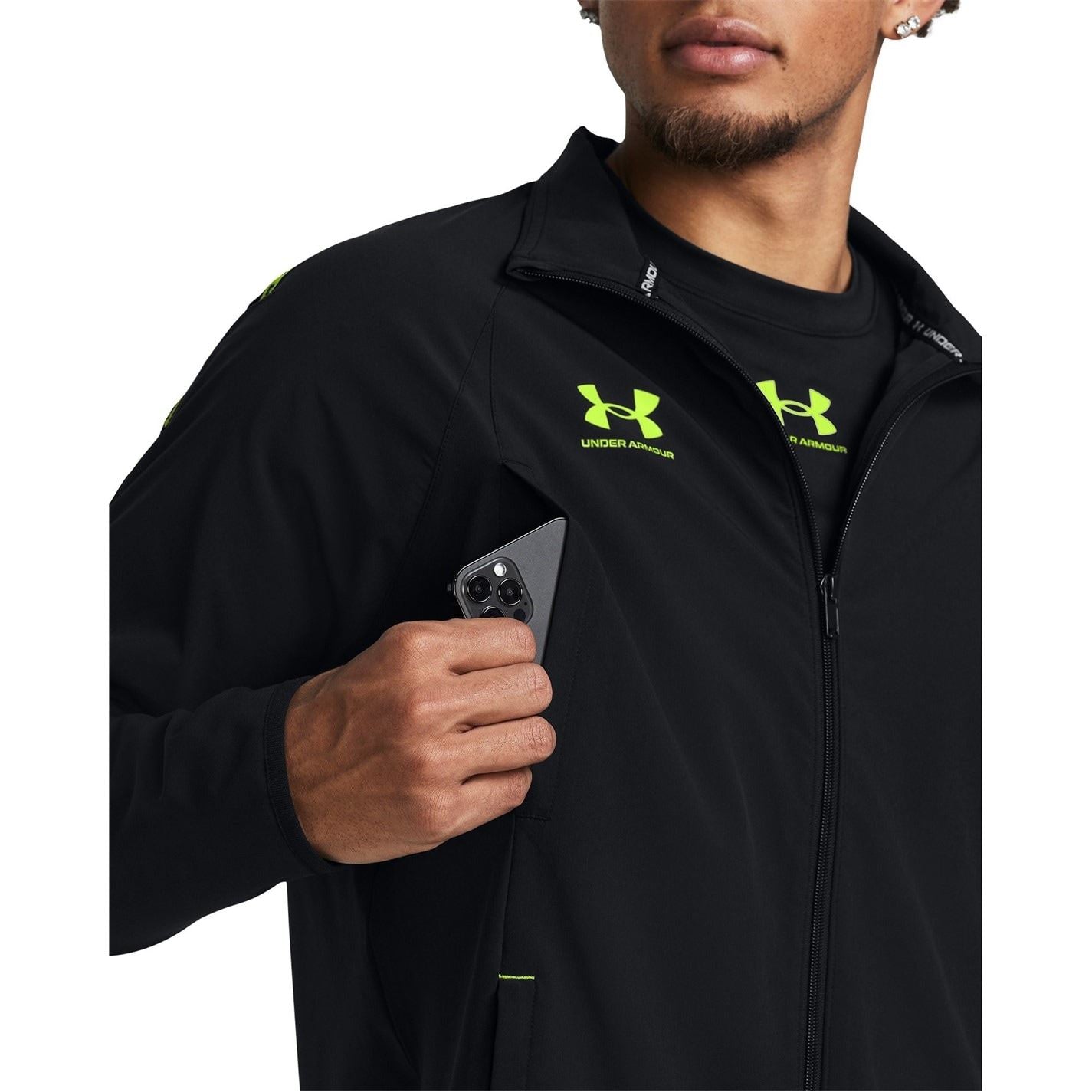 Under Armour Zip Neck Long Sleeve Athletic Top