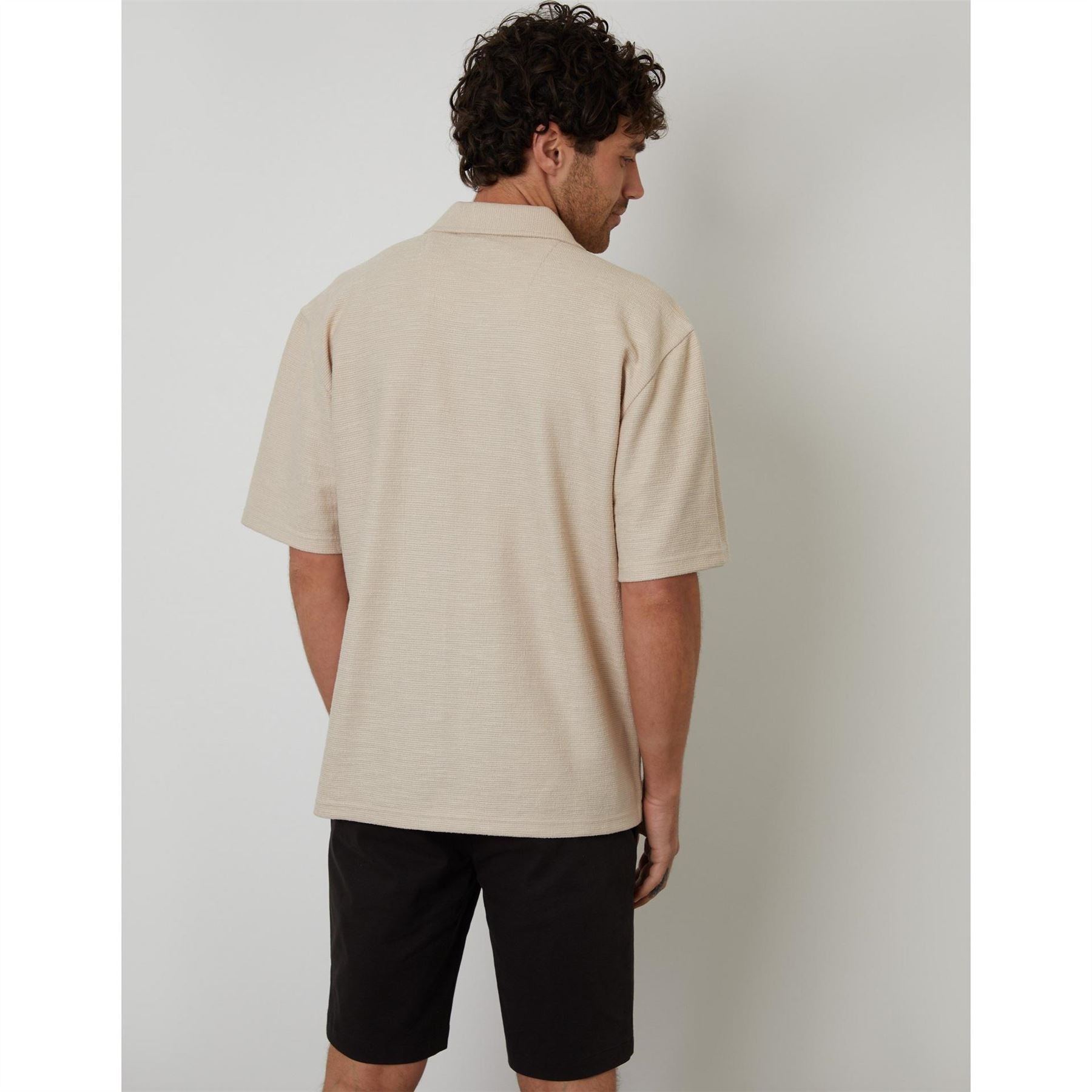 Threadbare Antti Relaxed Fit Short Sleeve Shirt