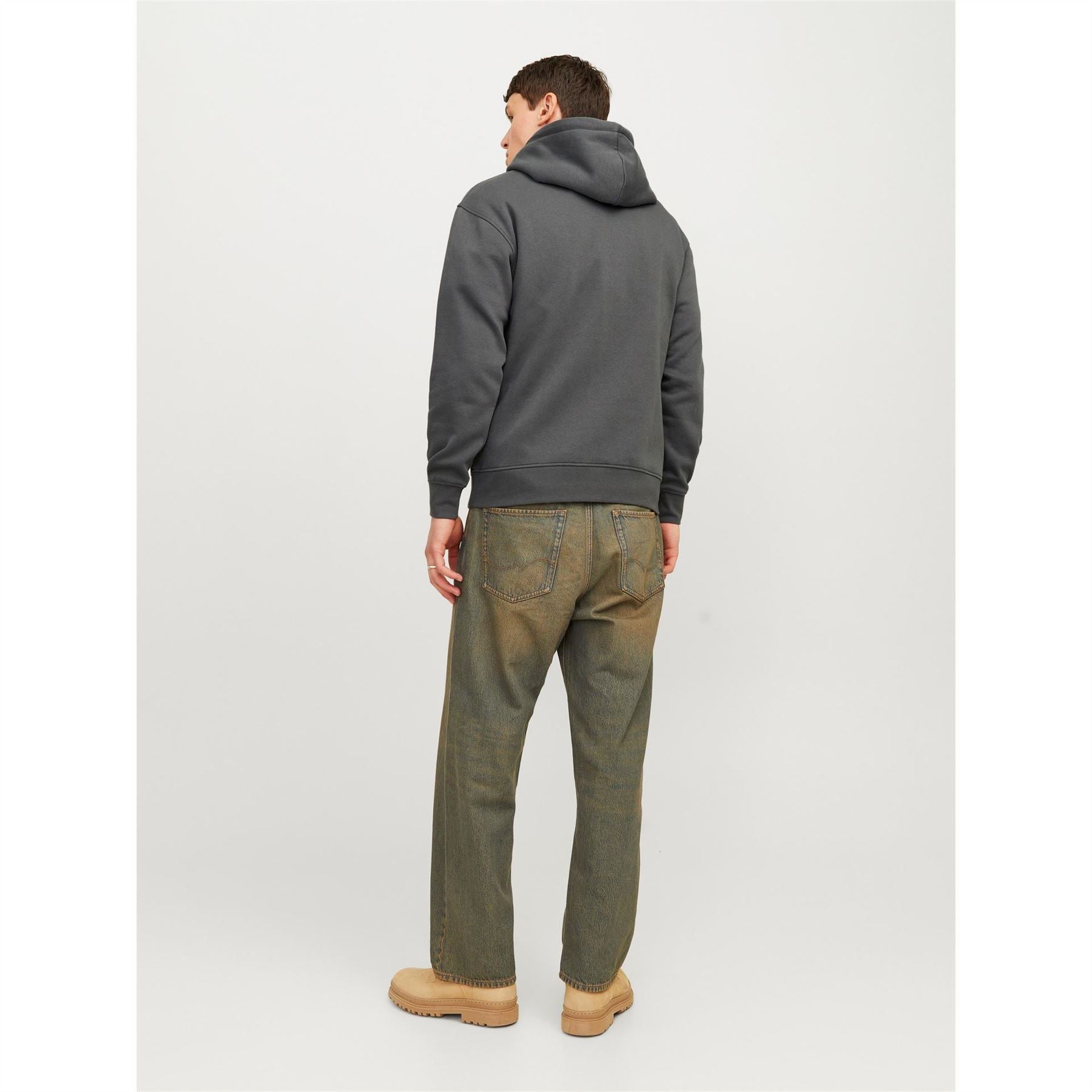 Jack and Jones Vester Lettering Hooded Neck Sweatshirt