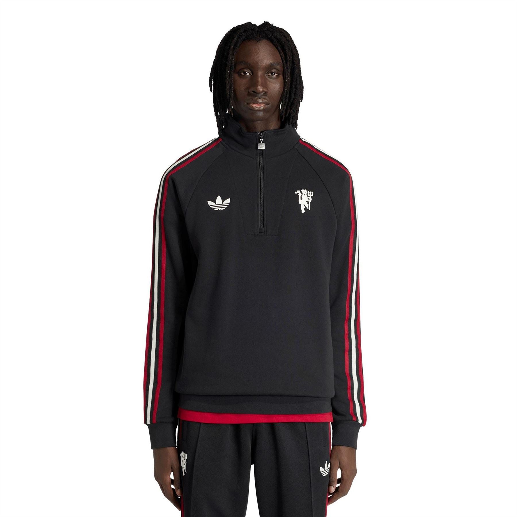 adidas Manchester United Originals Half Zip Jumper