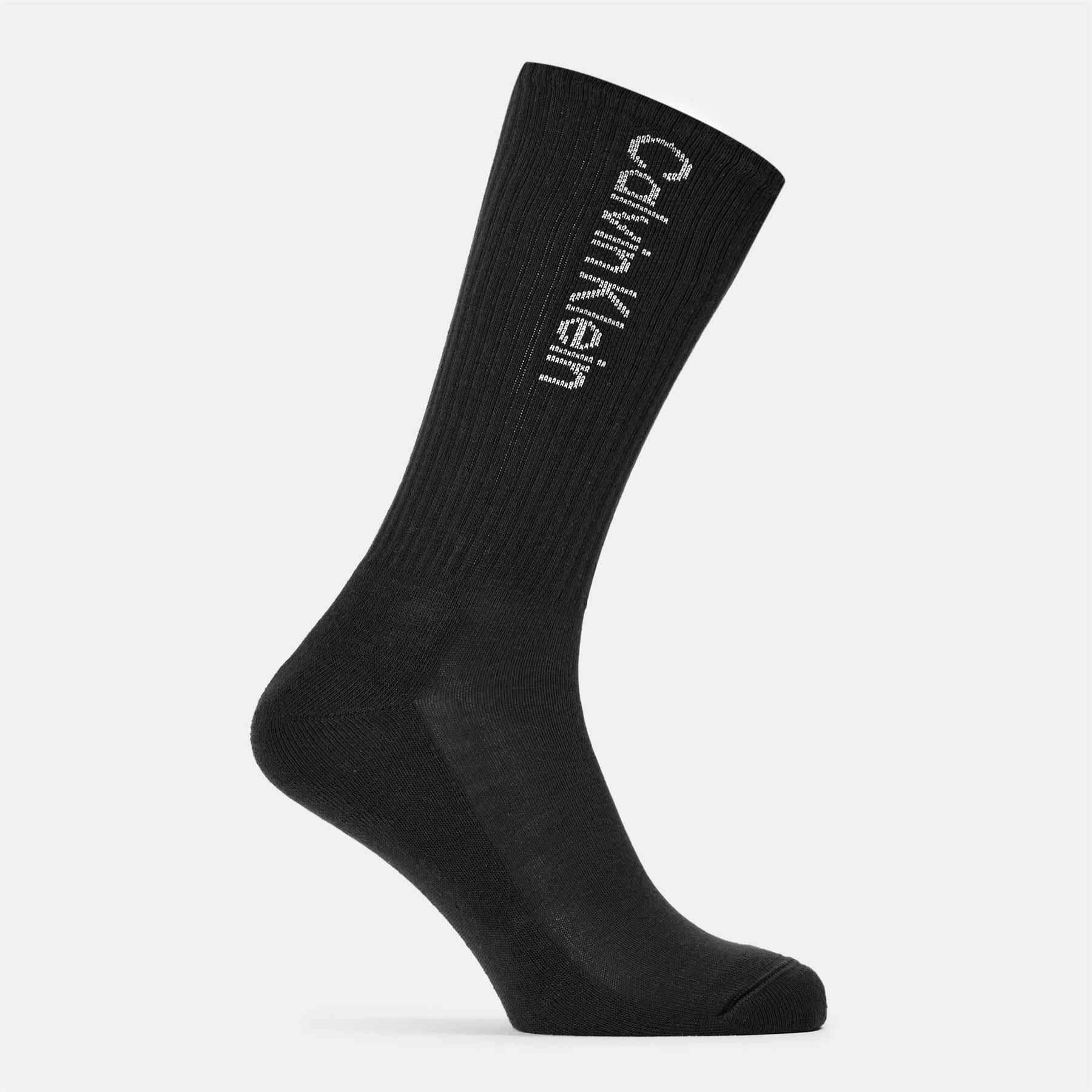 Calvin Klein 3 Pack Lettering Crew Socks