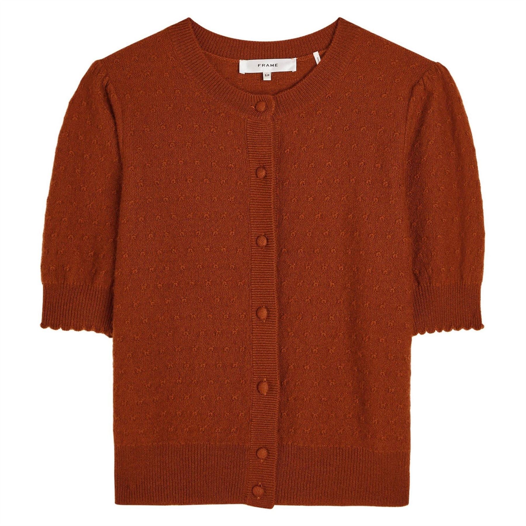 Frame Denim Cashmere Pointelle Cardi