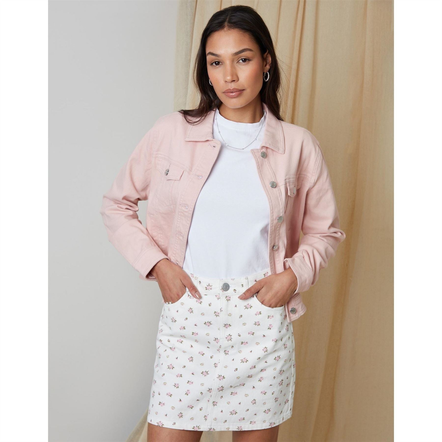 Threadbare Tb Seoul Mini Denim Skirt