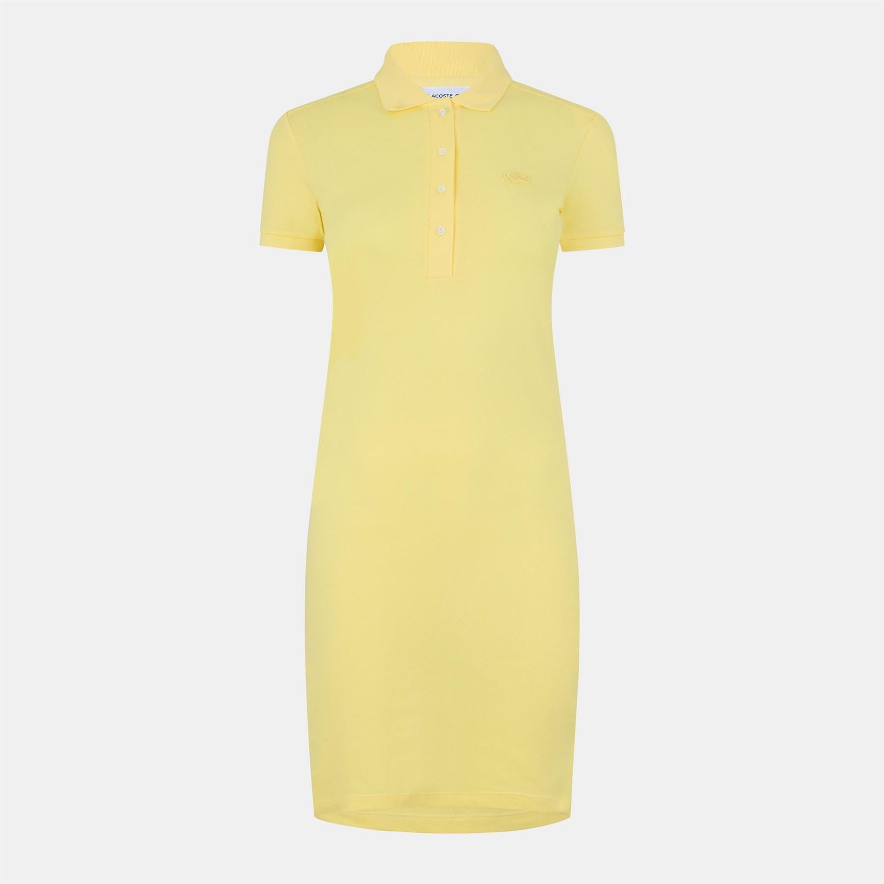 Lacoste Ef5473 Collared Neck Knee Length T-Shirt Dress